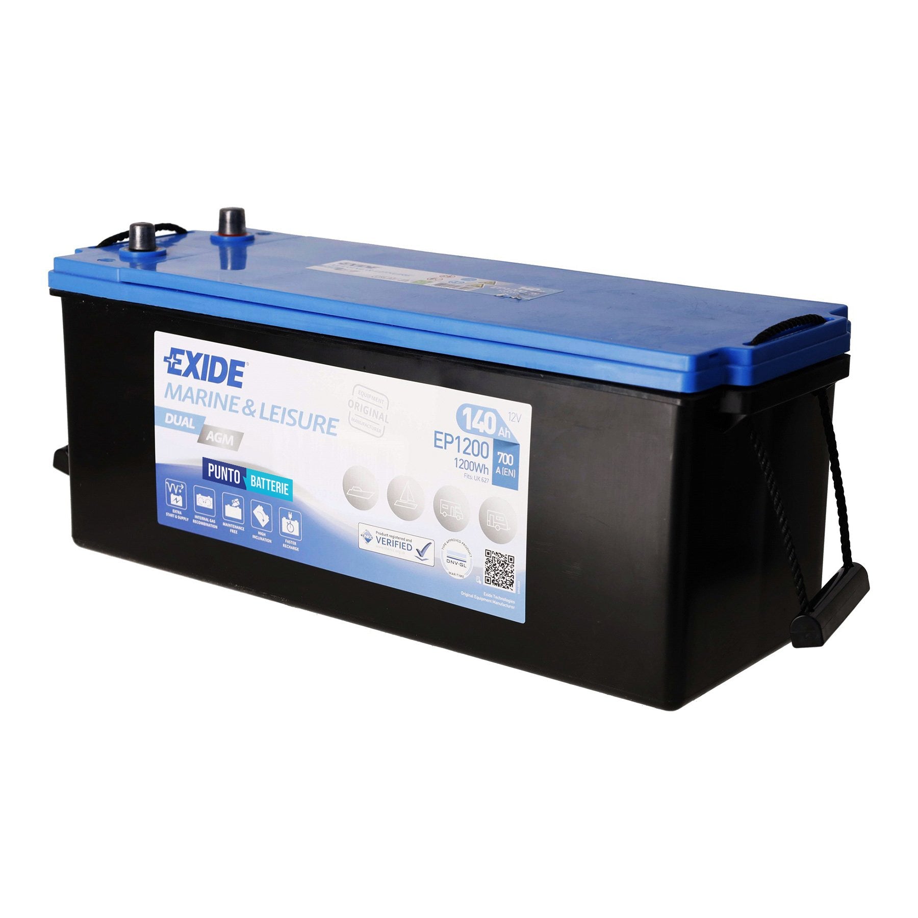 Batteria Exide EP1200 Dual AGM