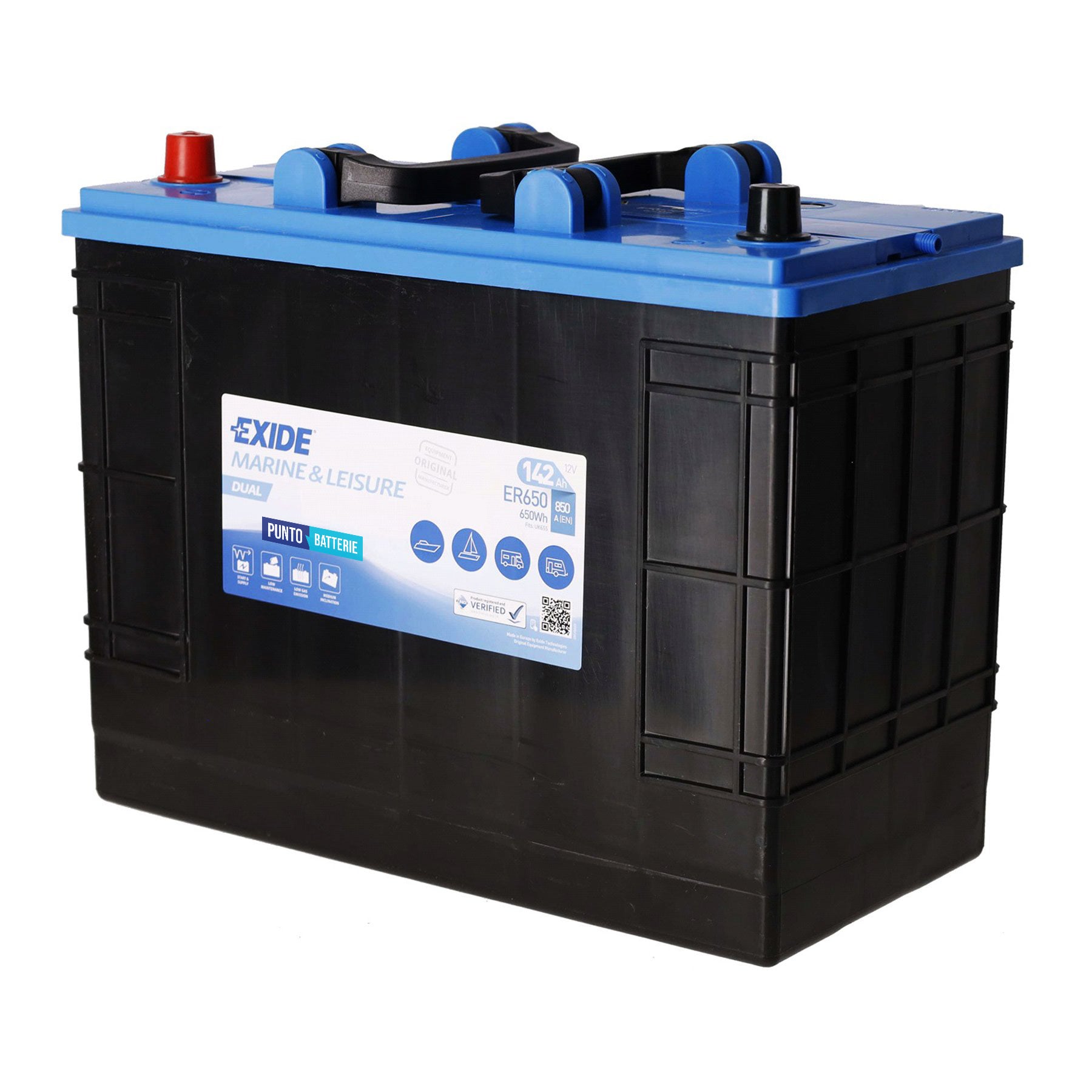Batteria Exide ER650 Dual