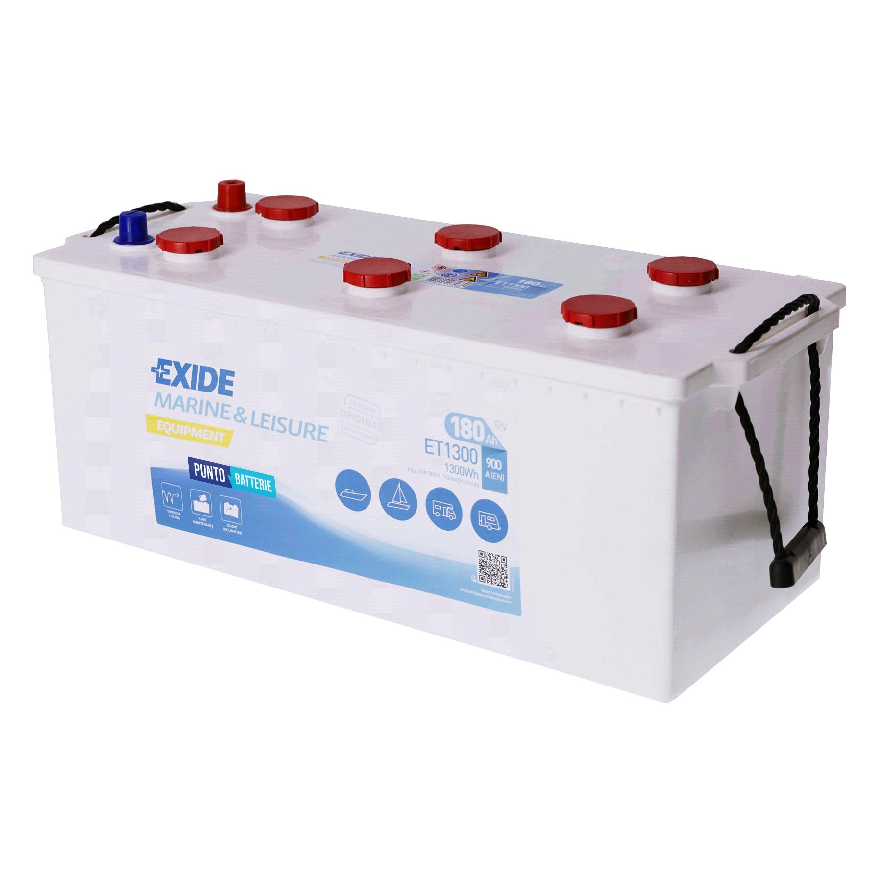 Batteria Exide ET1300 Equipment