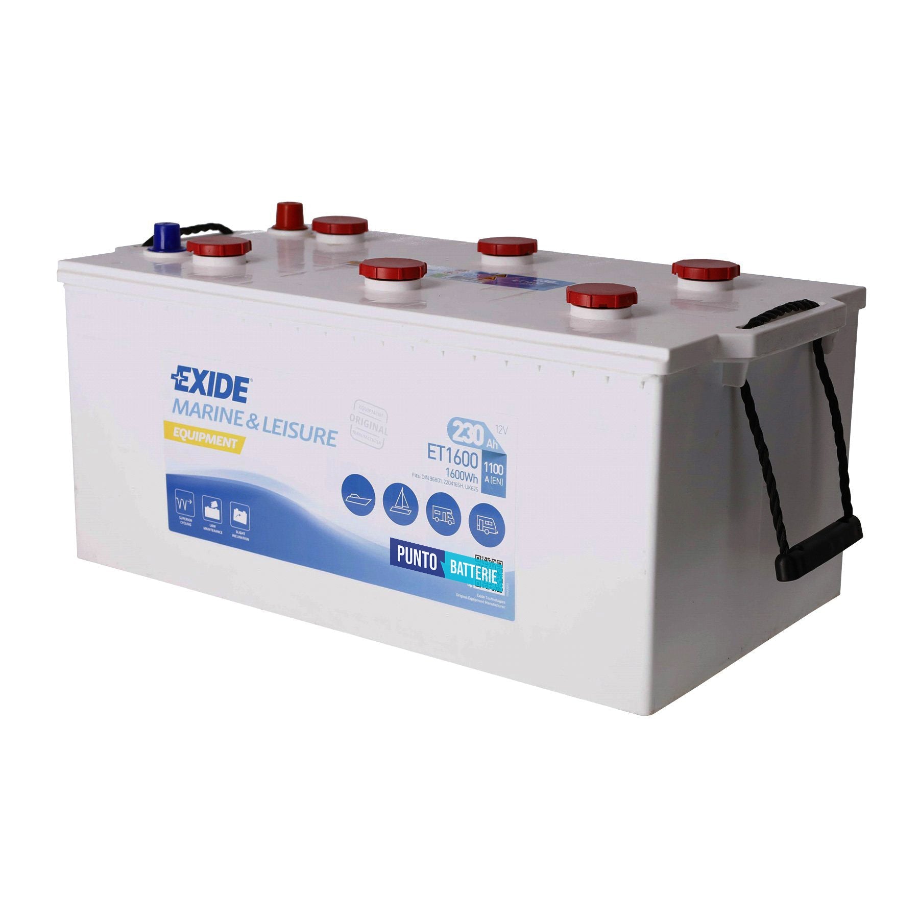 Batteria Exide ET1600 Equipment