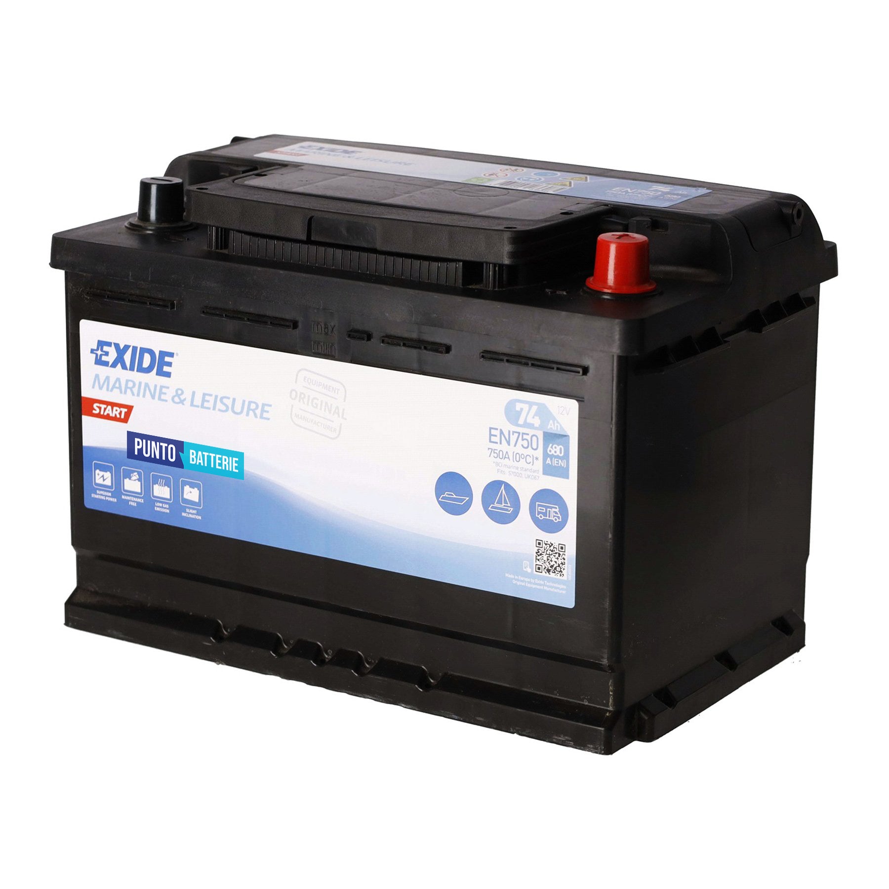 Batteria Exide EN750 Start