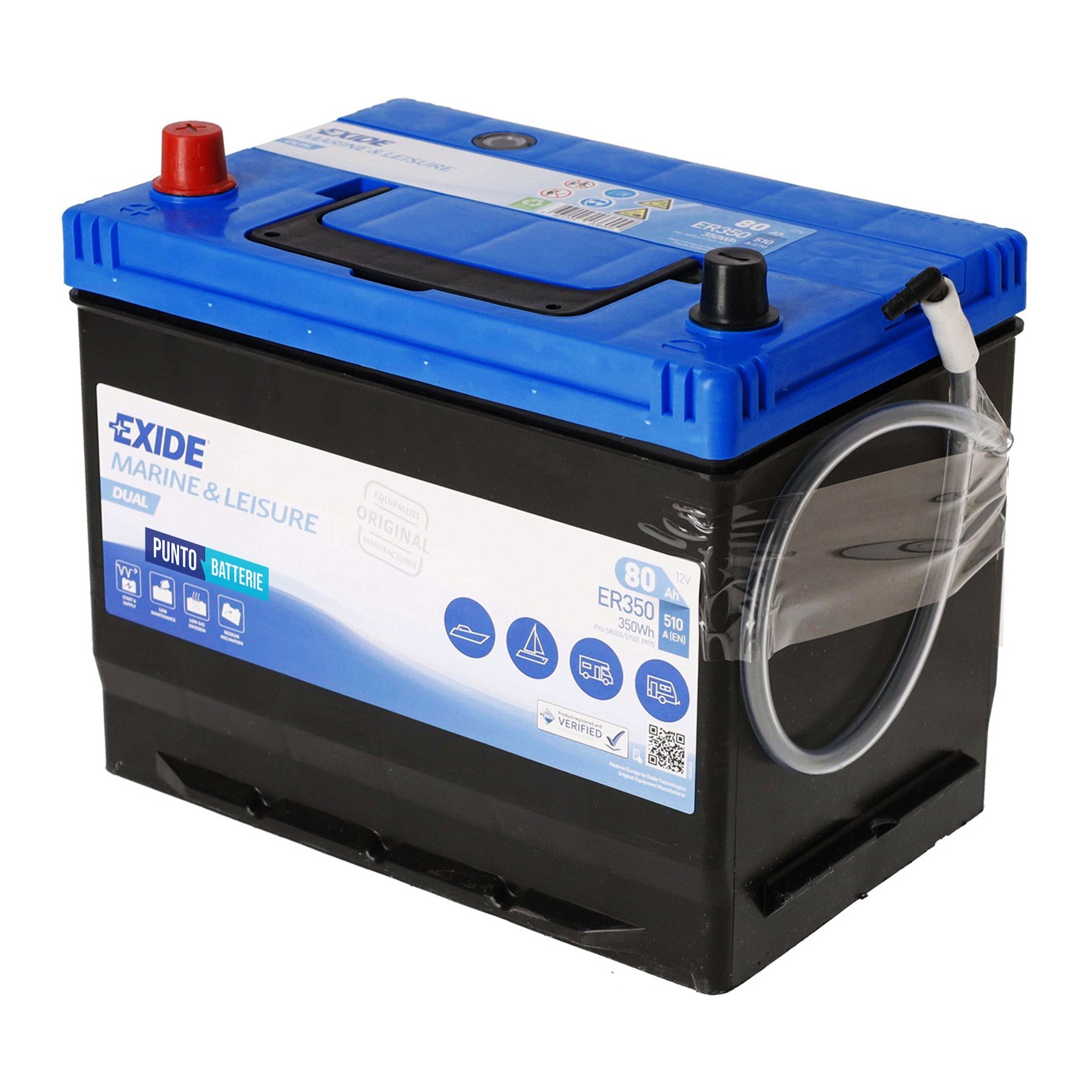Batteria Exide ER350 Dual