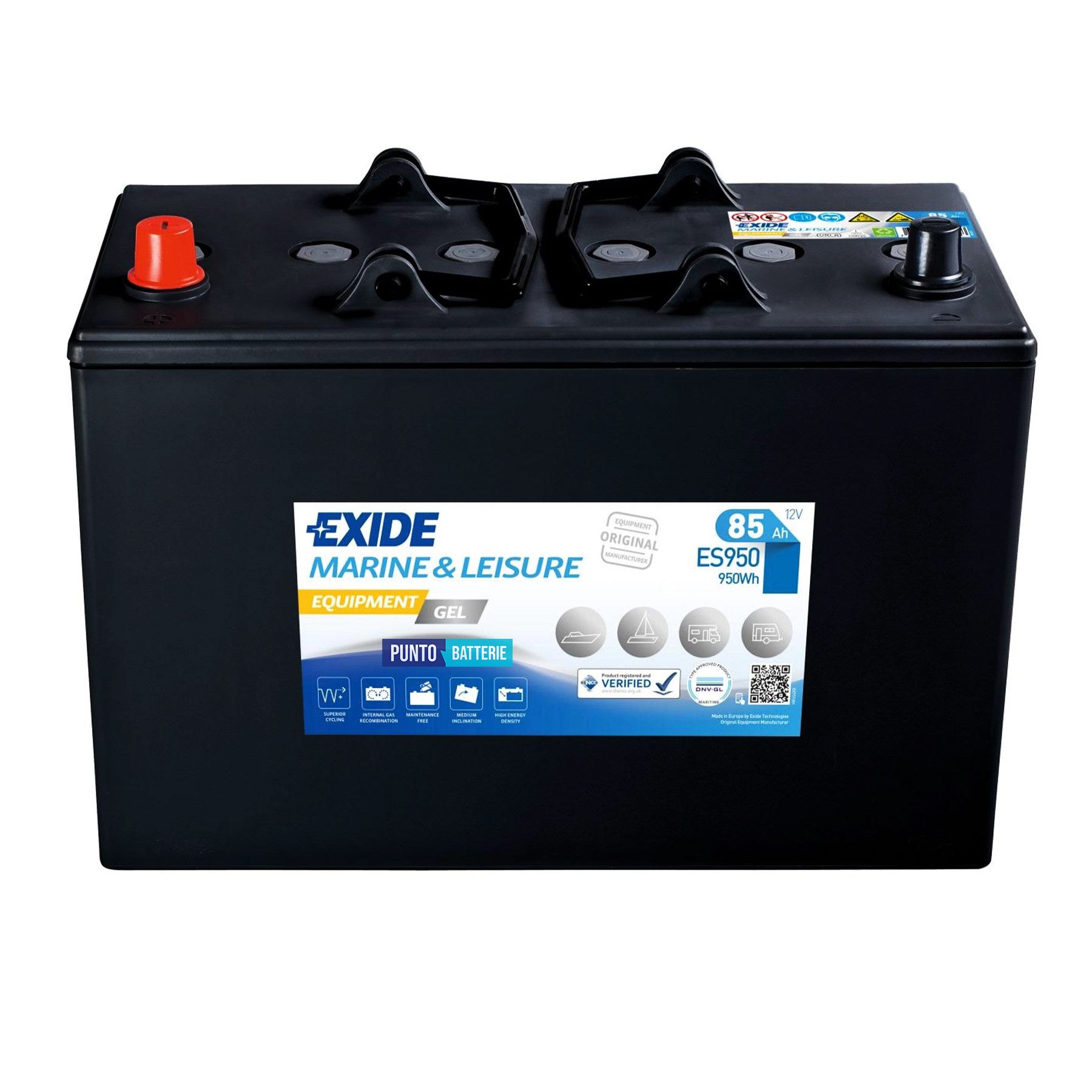 Batteria Exide ES950 Equipment Gel