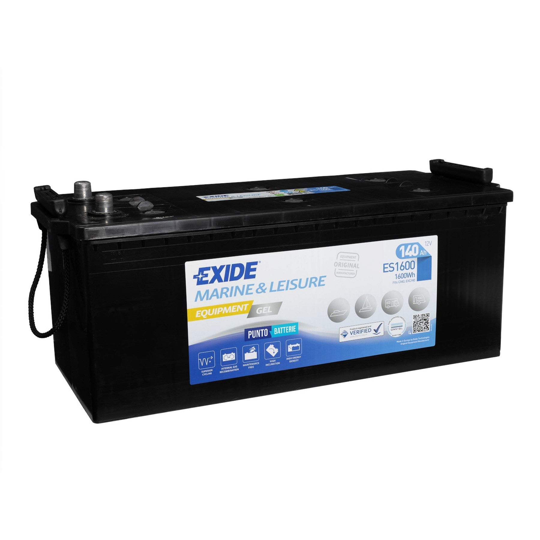 Batteria Exide ES1600 Equipment Gel