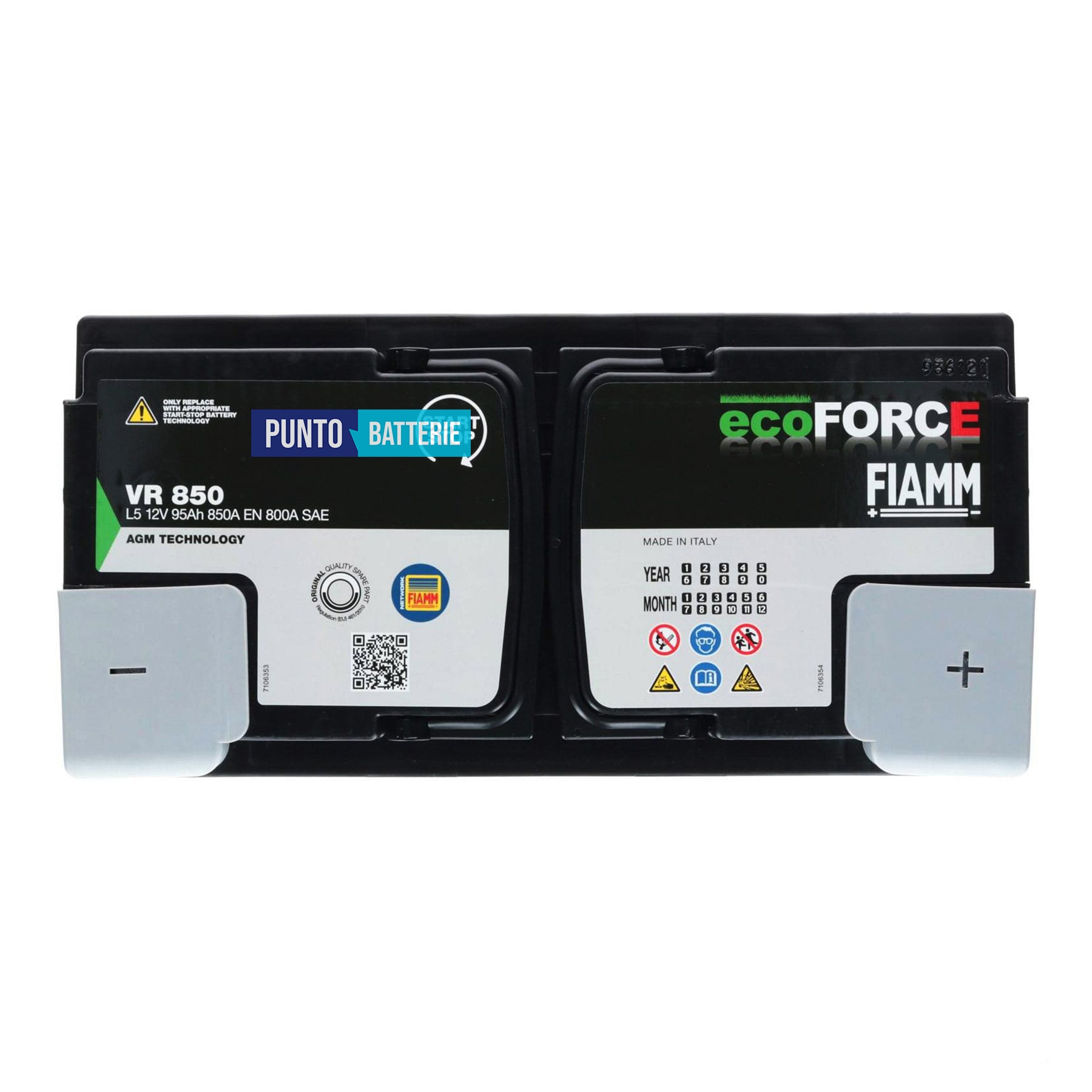 Batteria Fiamm VR 850 EcoFORCE AGM