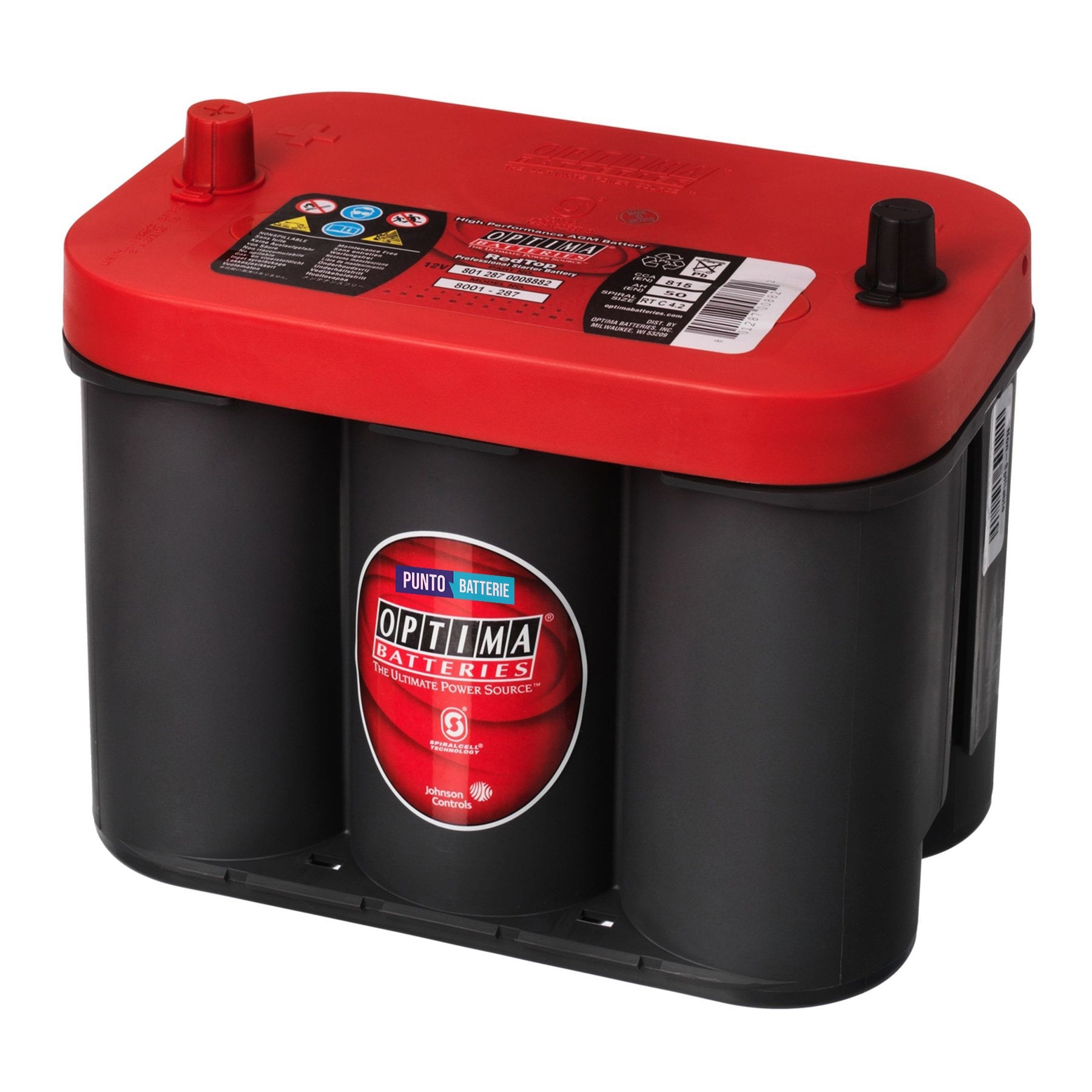 Batteria Optima RT C 4,2 Red Top