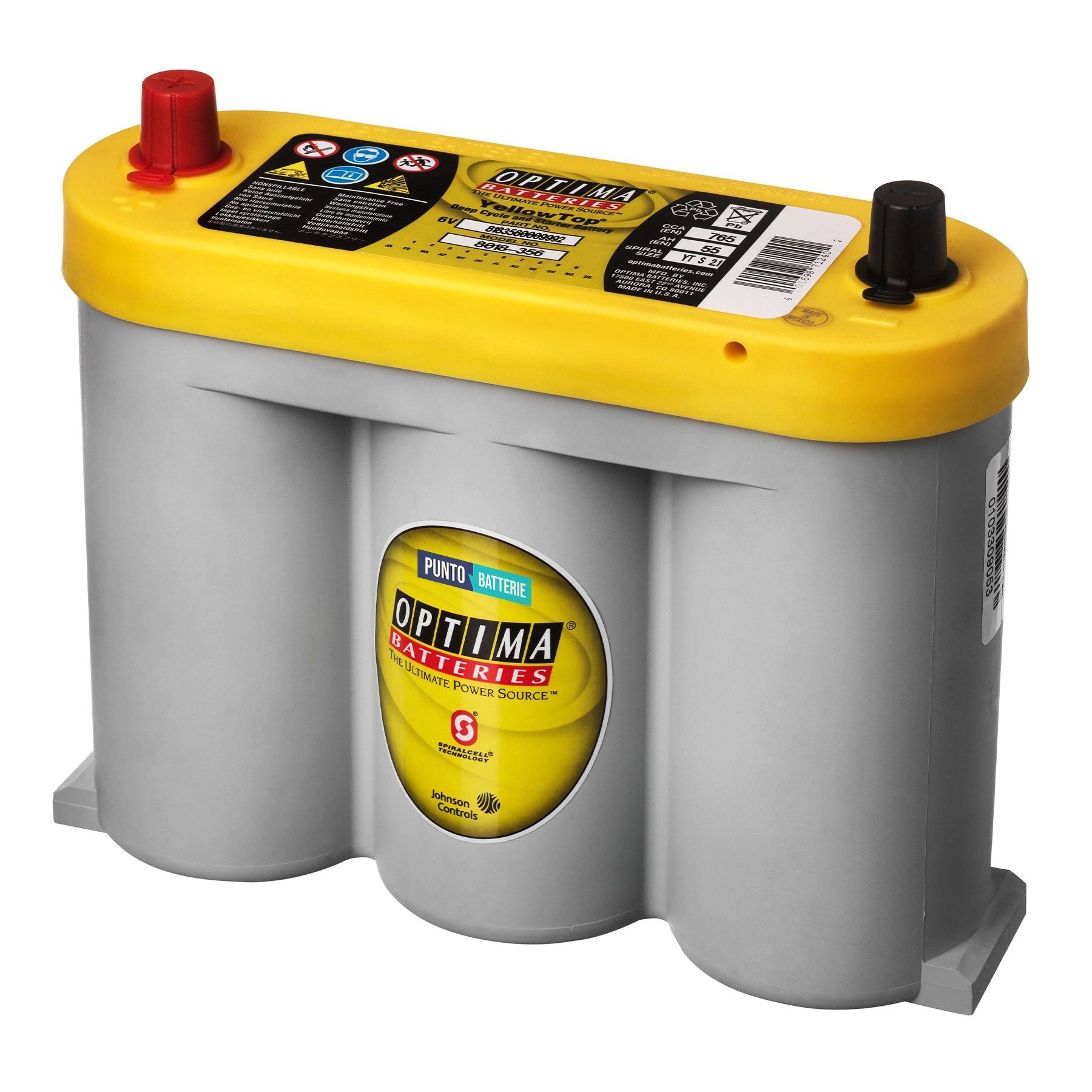Batteria Optima YT S 2,1 Yellow Top