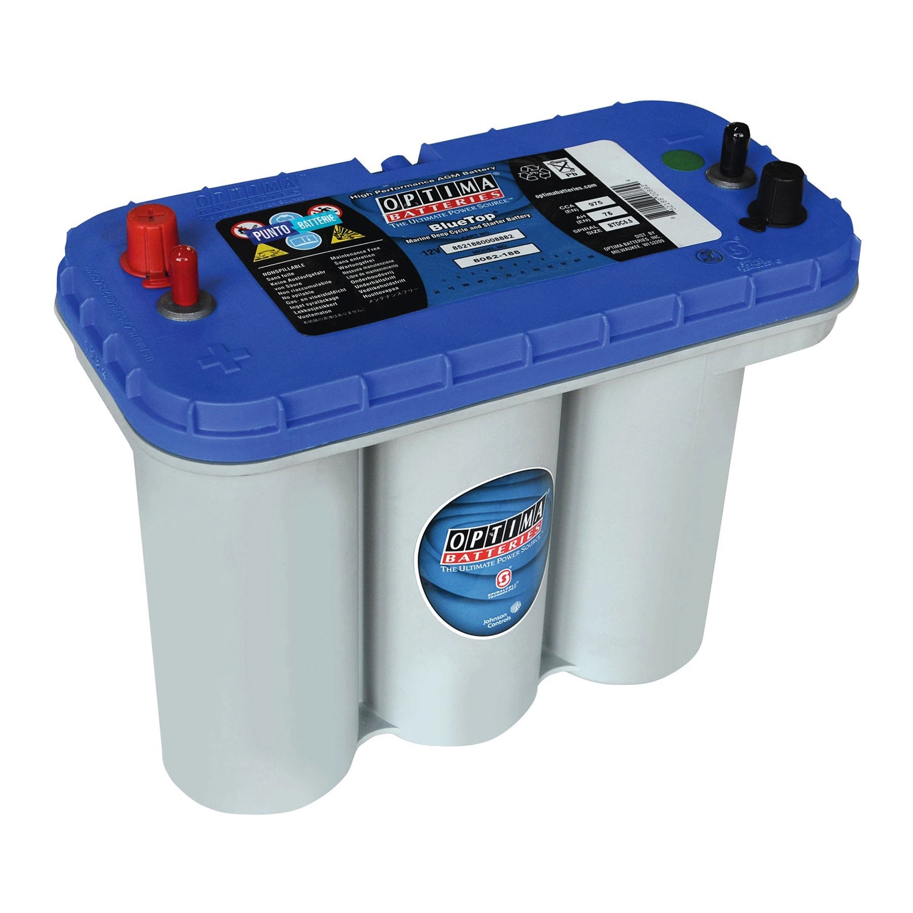 Batteria Optima BT DC 5,5 Blue Top