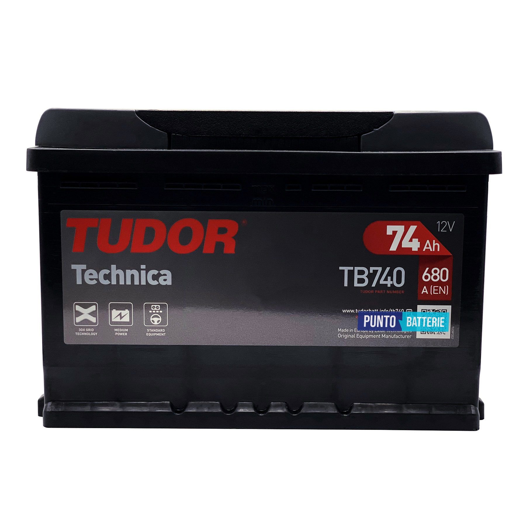 Batteria Tudor TB740 Technica
