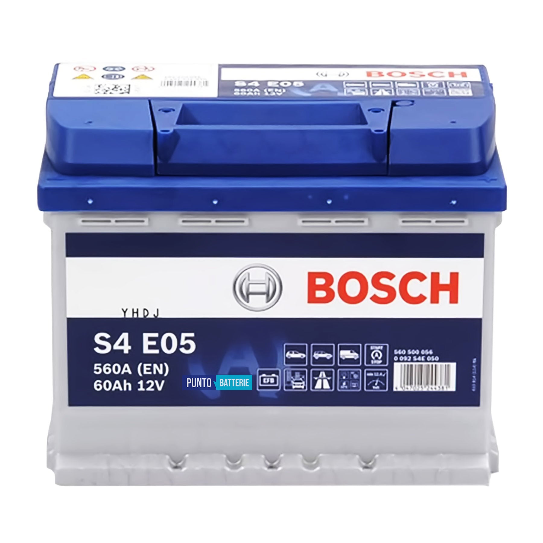 Batteria Bosch 60Ah, 12V, 640A, 242x175x190mm, EFB