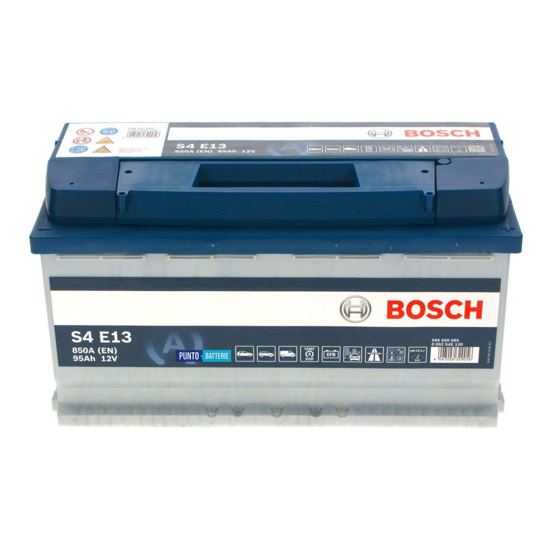 Batteria Bosch 95Ah, 12V, 850A, 353x175x190mm, EFB