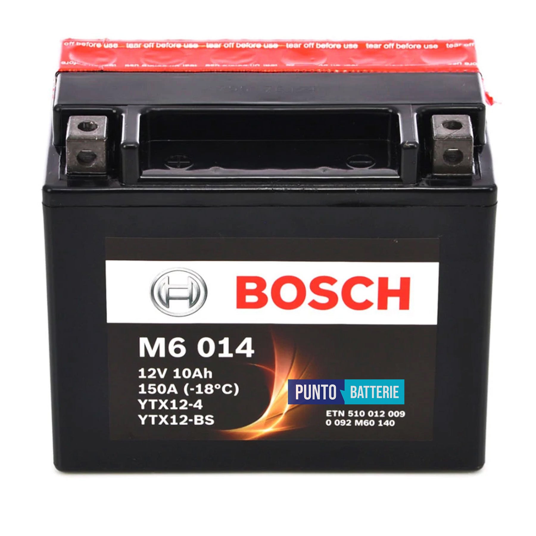 Batteria Bosch 10Ah, 12V, 150A , 150x87x105mm
