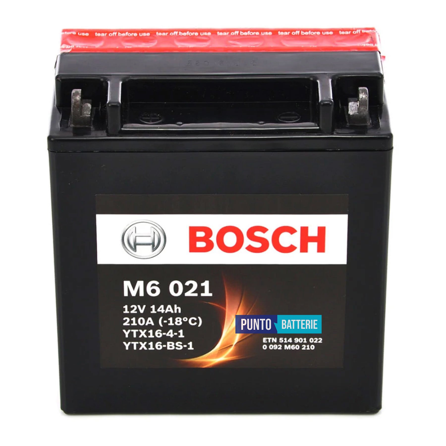 Batteria Bosch 14Ah, 12V, 210A , 150x87x161mm