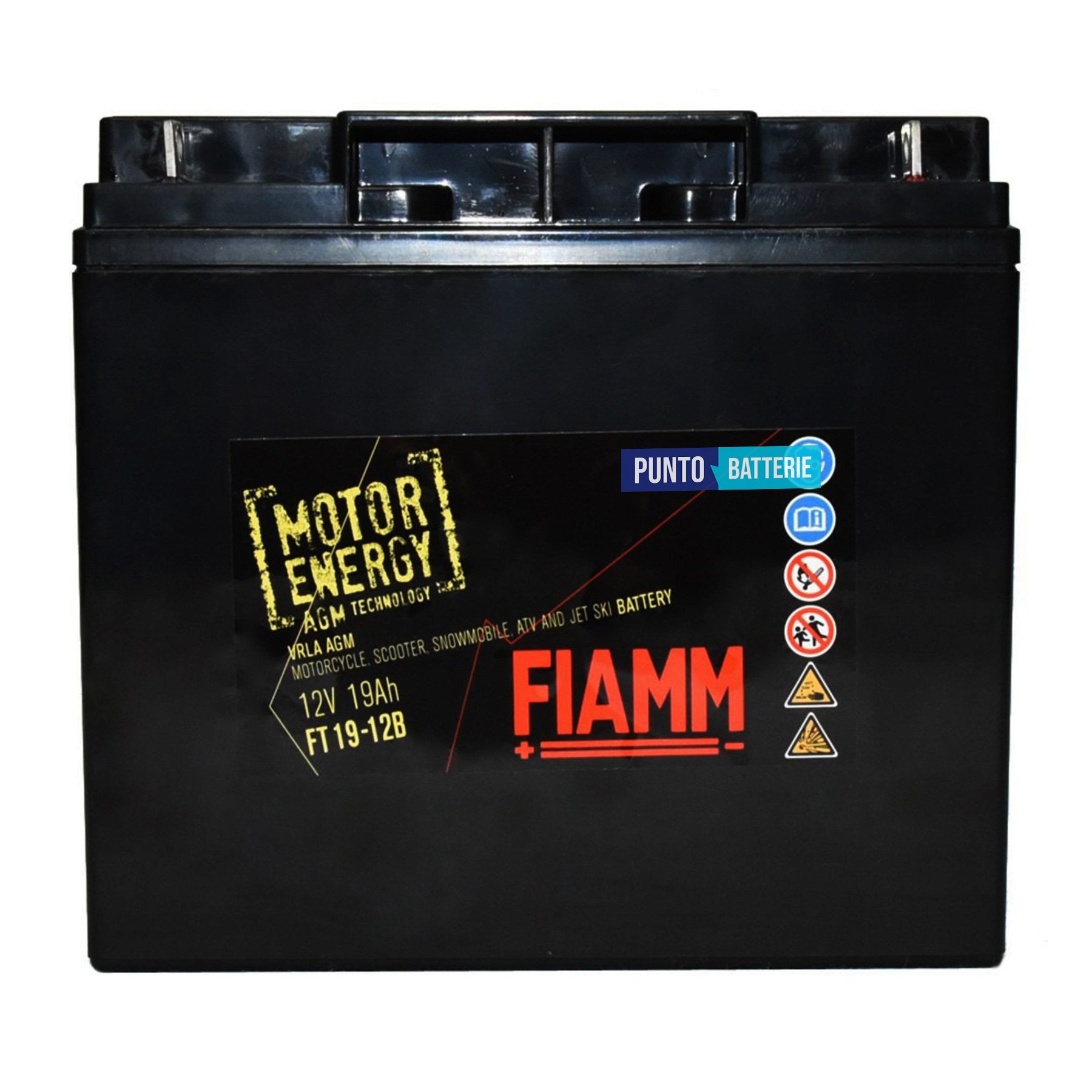 Batteria Fiamm 19Ah, 12V, 200A , 181x76x167mm