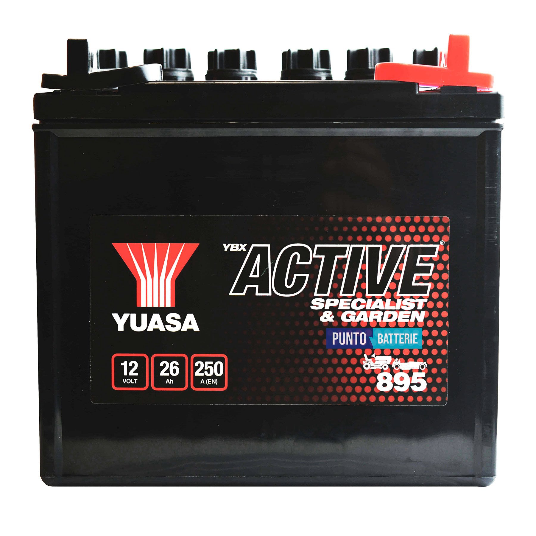 Batteria Yuasa 26Ah, 12V, 250A , 187x127x181mm