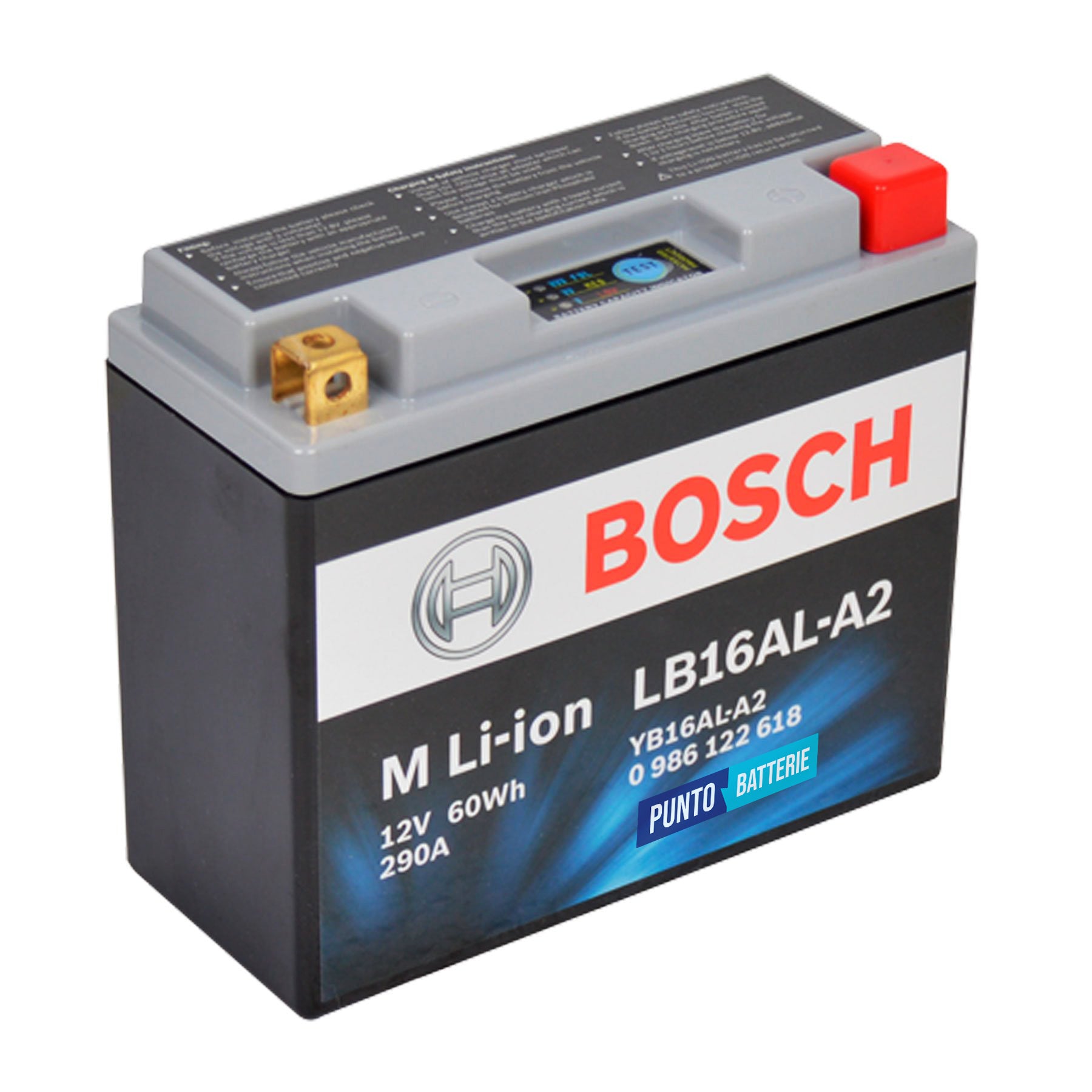 Batteria Bosch 5Ah, 12V, 300A , 150x65x164mm