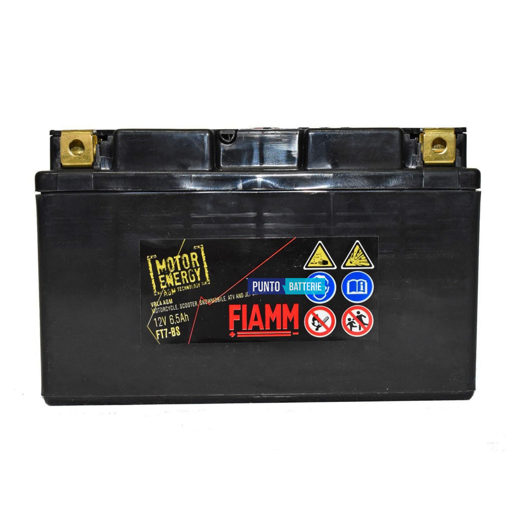 Batteria Fiamm 6Ah, 12V, 110A , 150x65x93mm
