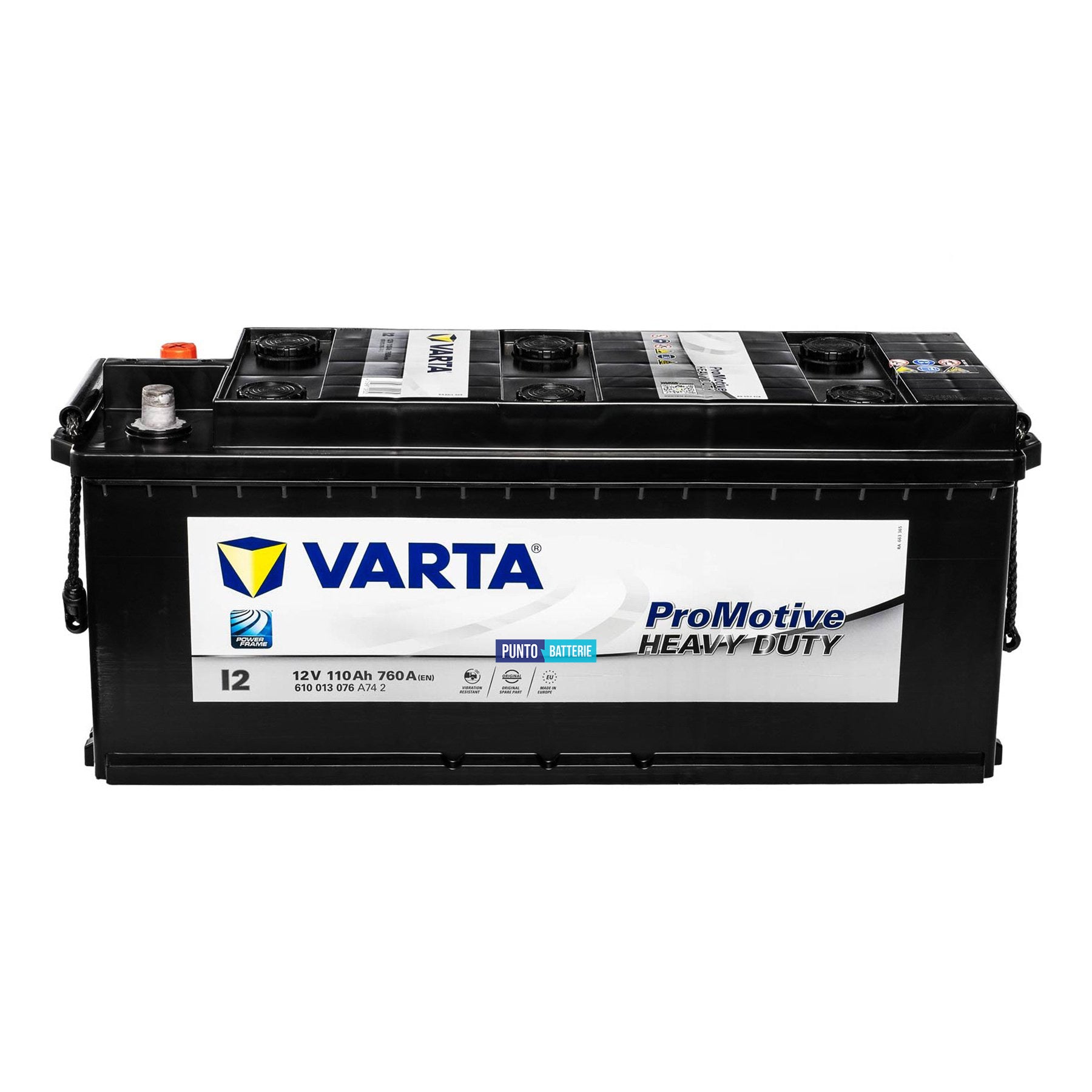 Batteria Varta 110Ah, 12V, 760A, 514x175x210mm