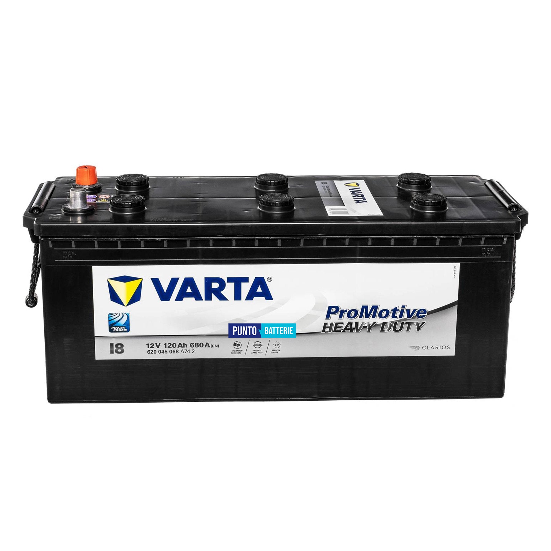 Batteria Varta 120Ah, 12V, 680A, 513x189x215mm
