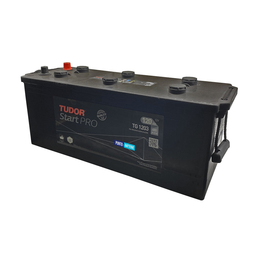 Batteria Tudor TG1203 - Start PRO (12V, 120Ah, 680A) - Puntobatterie