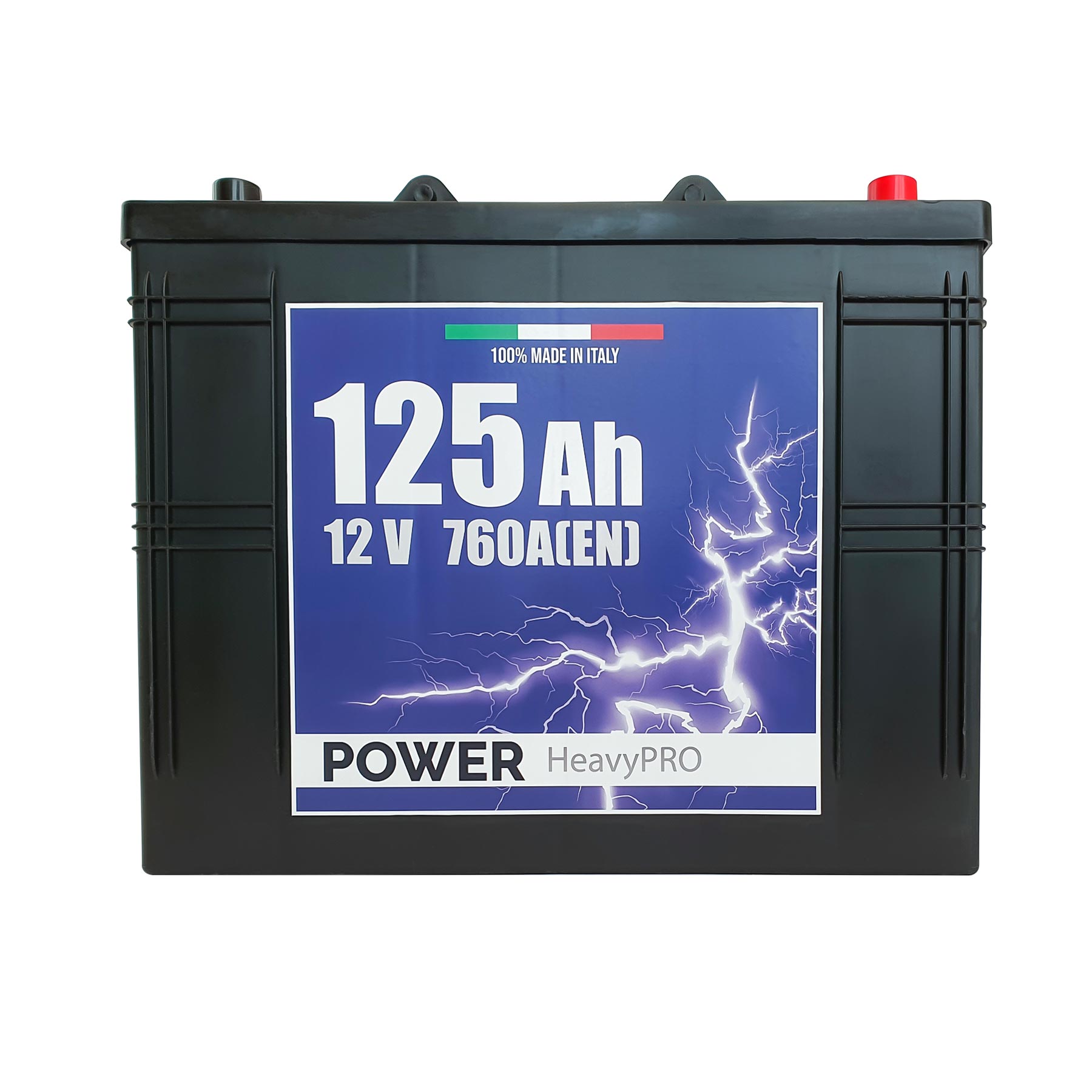 Batteria Power 125Ah, 12V, 760A, 349x175x290mm