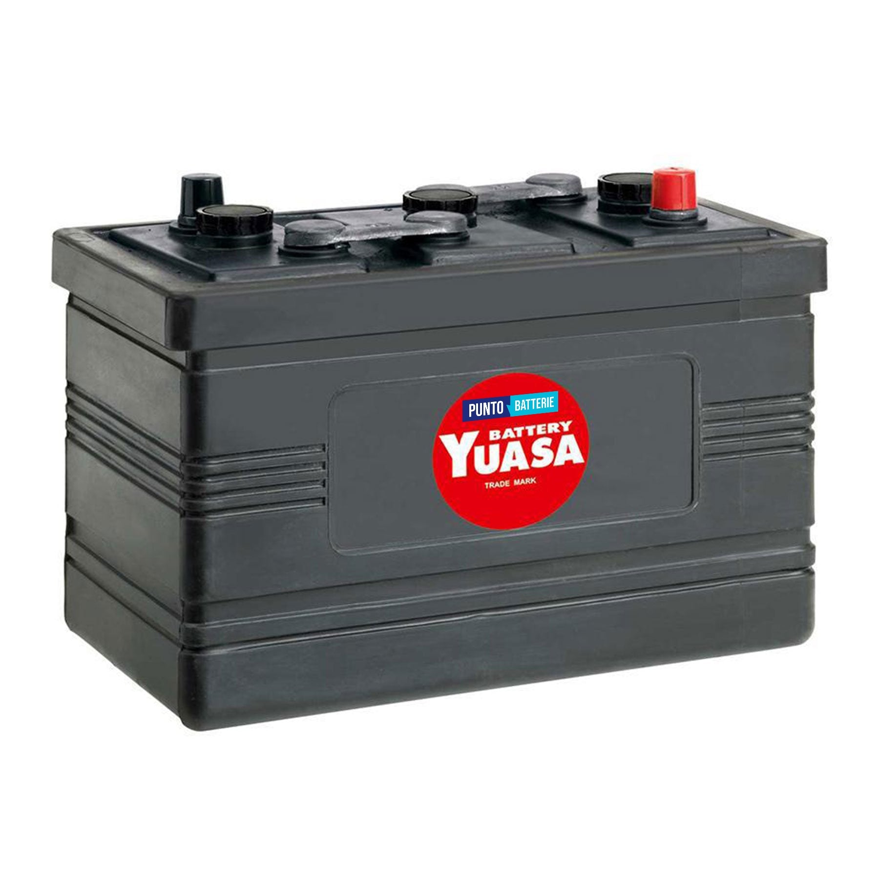 Batteria originale Yuasa Classic e Oldtimer 531, dimensioni 319 x 170 x 226, polo positivo a destra, 6 volt, 135 amperora, 630 ampere. Batteria per veicoli d'epoca.