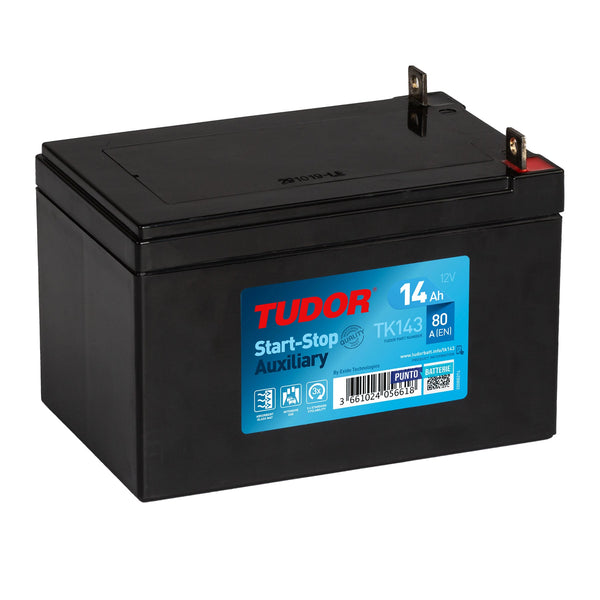 Batteria Tudor TK143 - Auxiliary (12V, 14Ah, 80A) - Puntobatterie