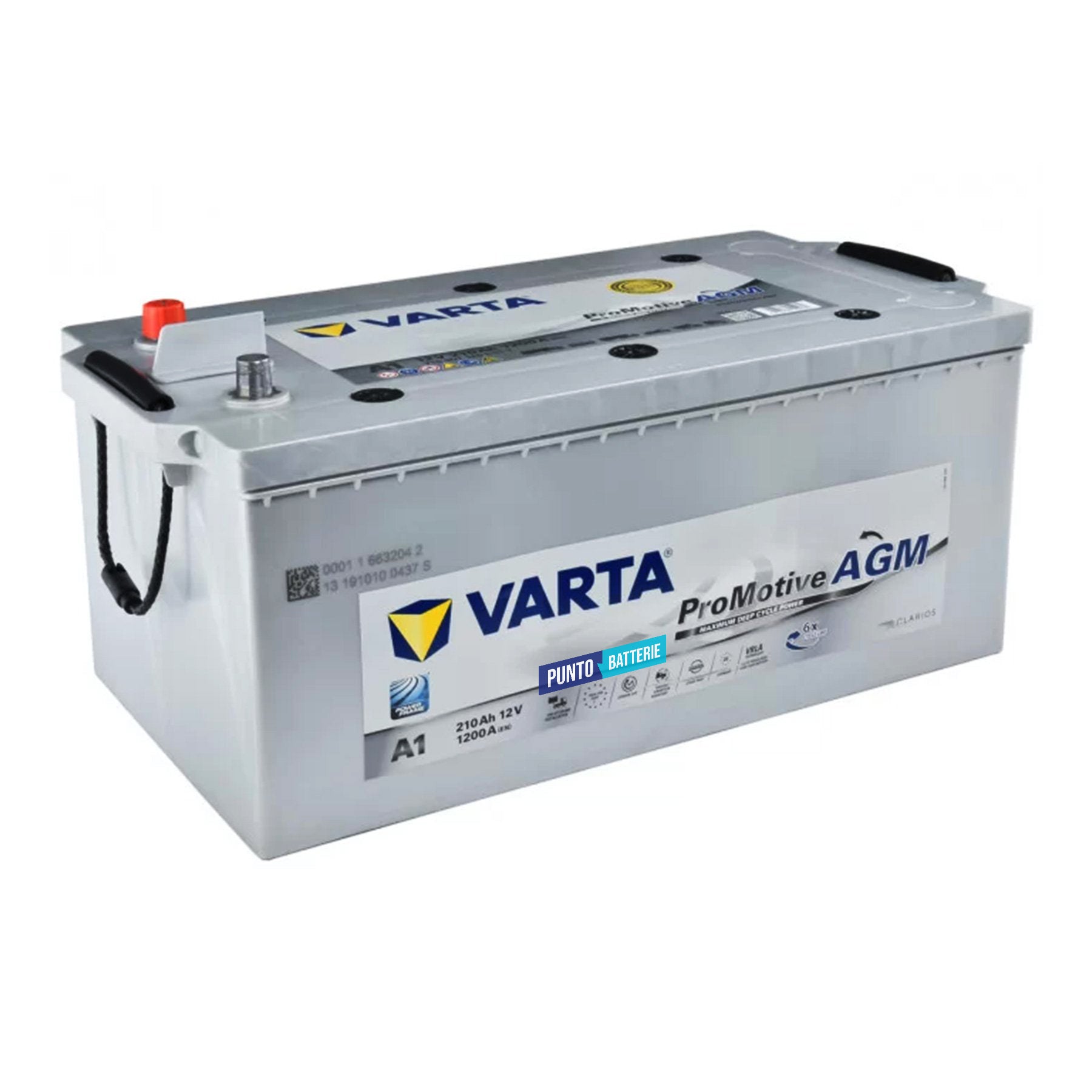 Batteria Varta LA80 - Professional Dual Purpose AGM (12V, 80Ah, 800A) -  Puntobatterie