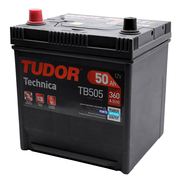 Tudor TB505. Autobatterie Tudor 50Ah 12V