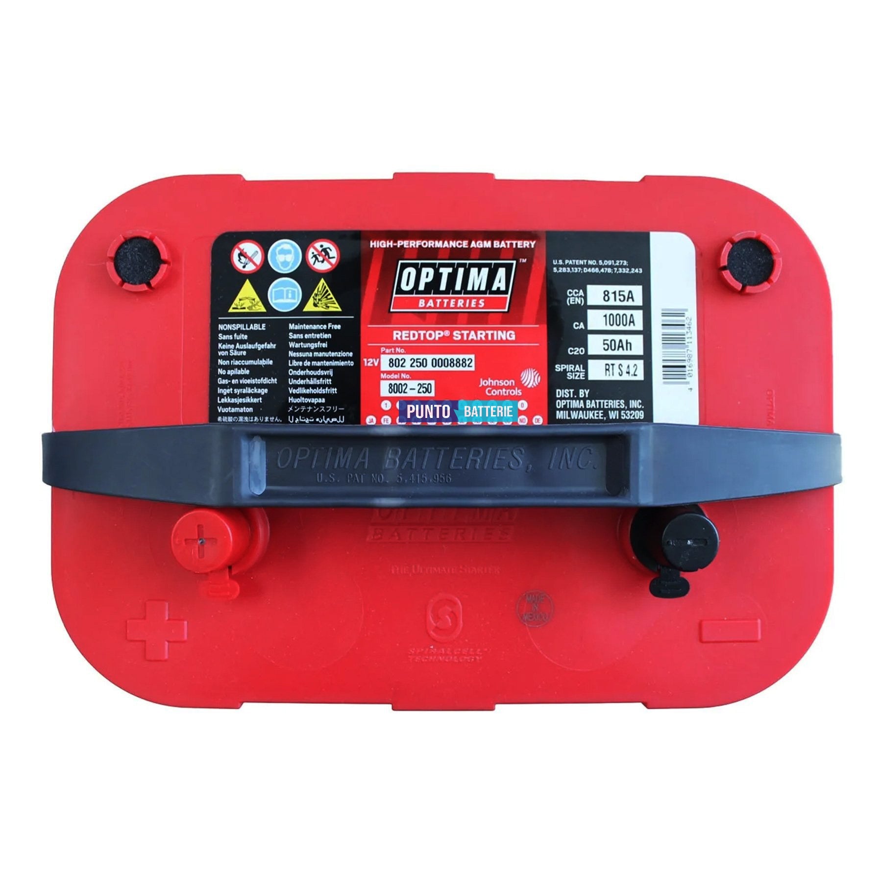 Batteria Optima RT S 4,2 Red Top