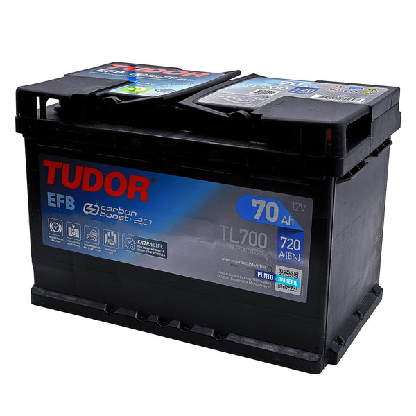TUDOR L3 EFB TL700 - 70 AH 720A BATTERIE Voiture - Battery Shop