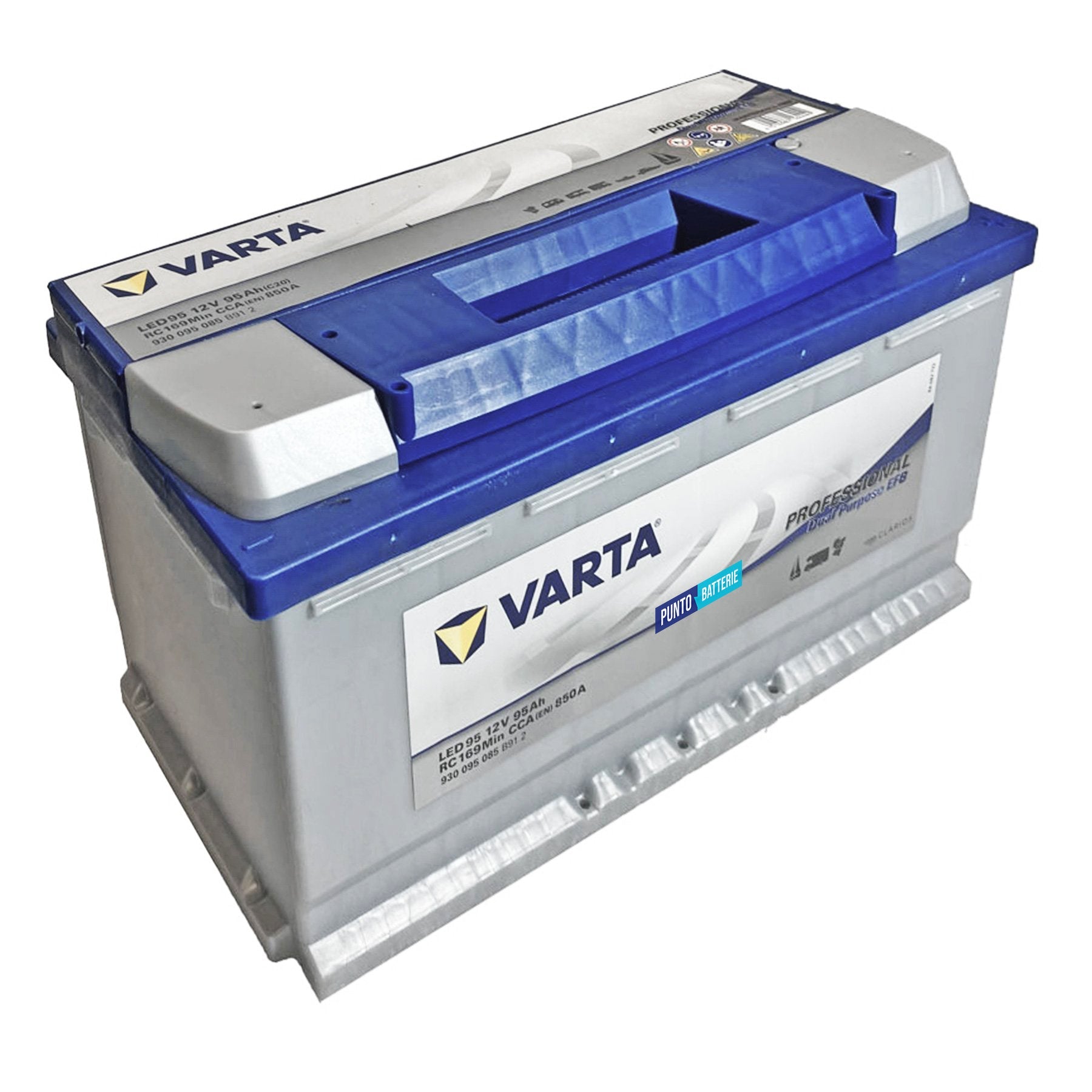 Batteria Varta LED95 Professional Dual Purpose EFB