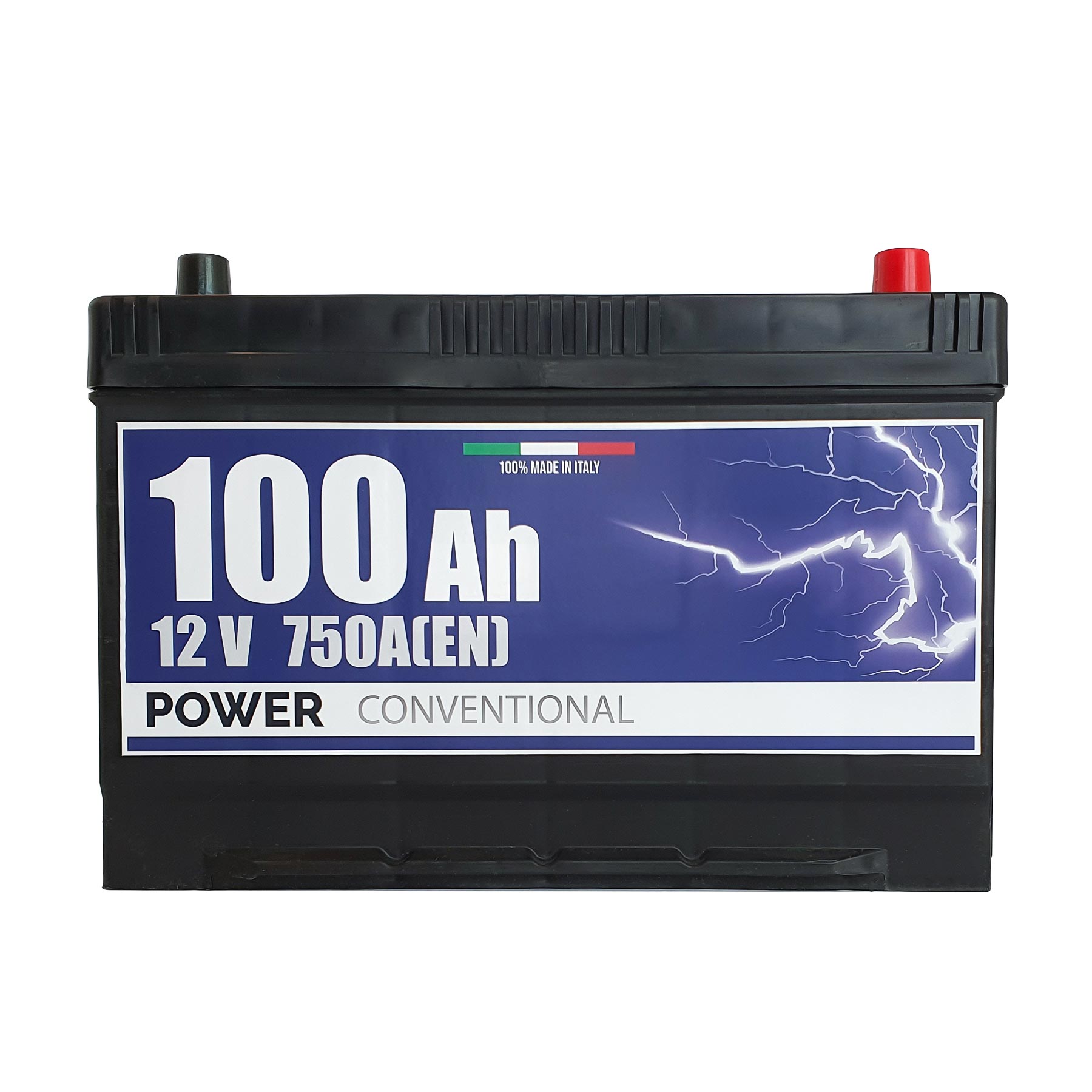 Batteria Power 100Ah, 12V, 750A, 306x172x225mm