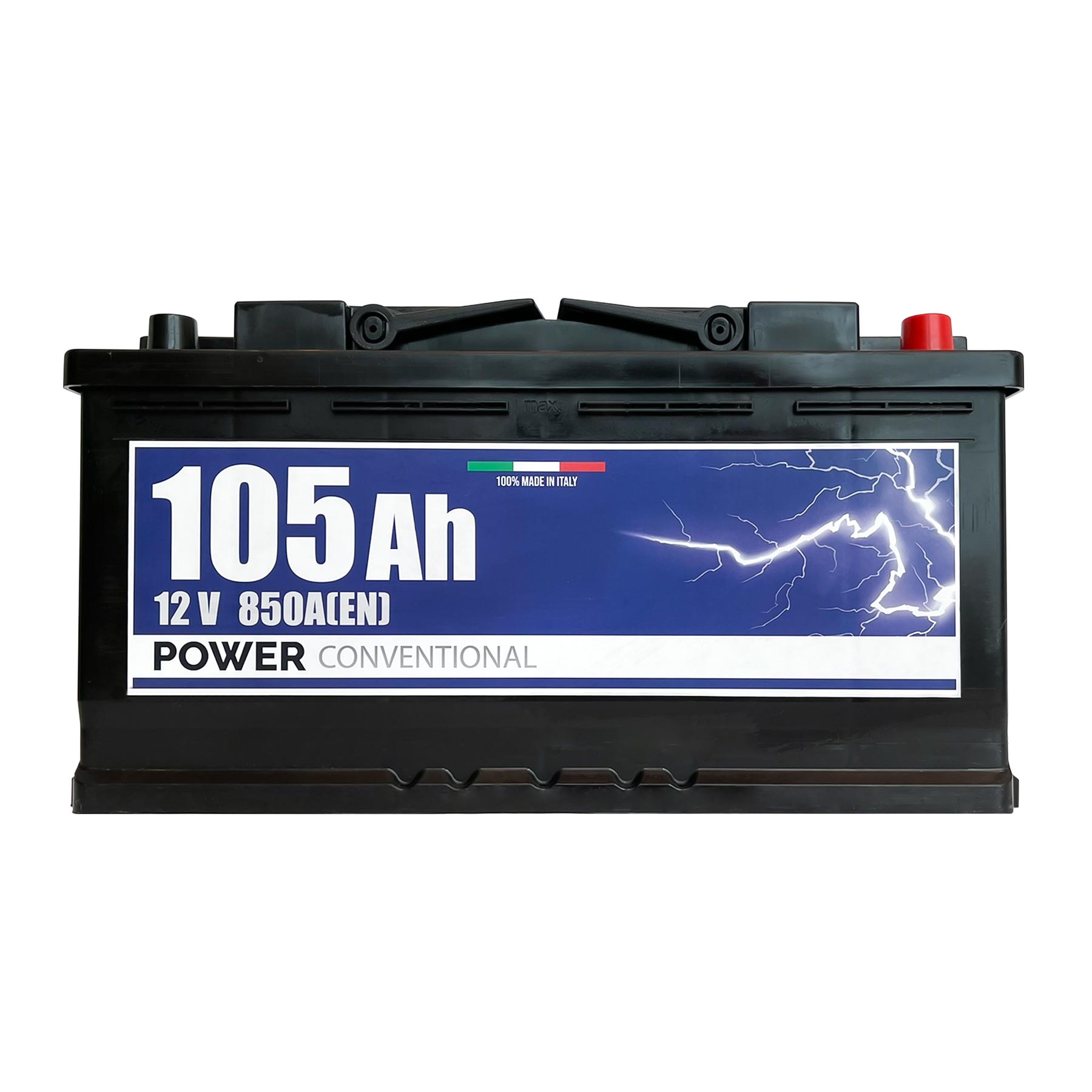 Batteria Power 105Ah, 12V, 850A, 350x175x190mm