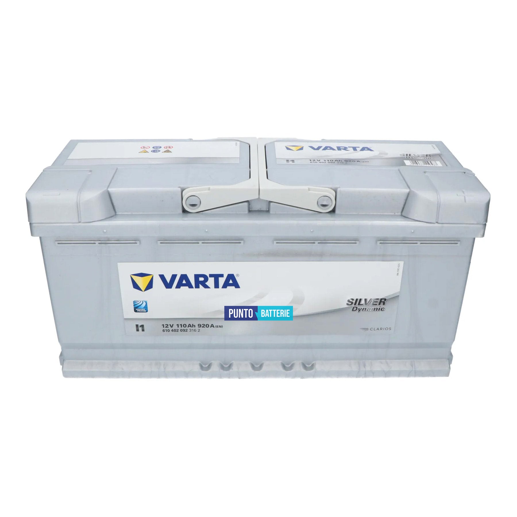 Batteria Varta 110Ah, 12V, 920A, 393x175x190mm