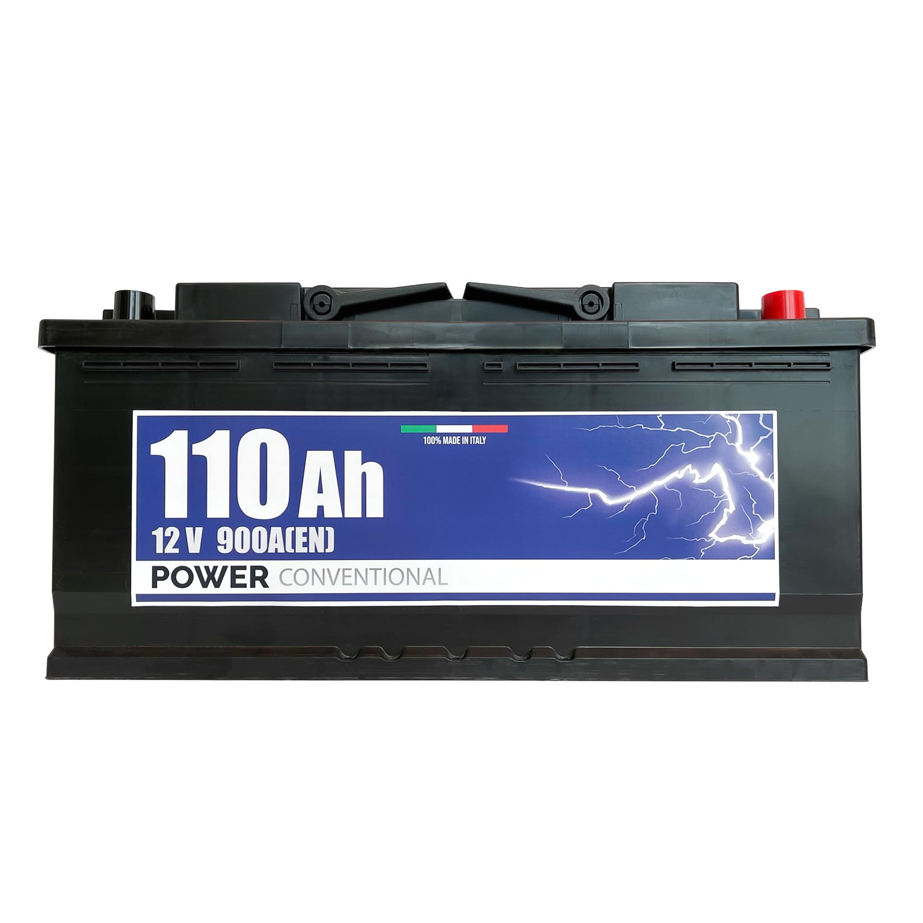 Batteria Power 110Ah, 12V, 900A, 392x175x190mm