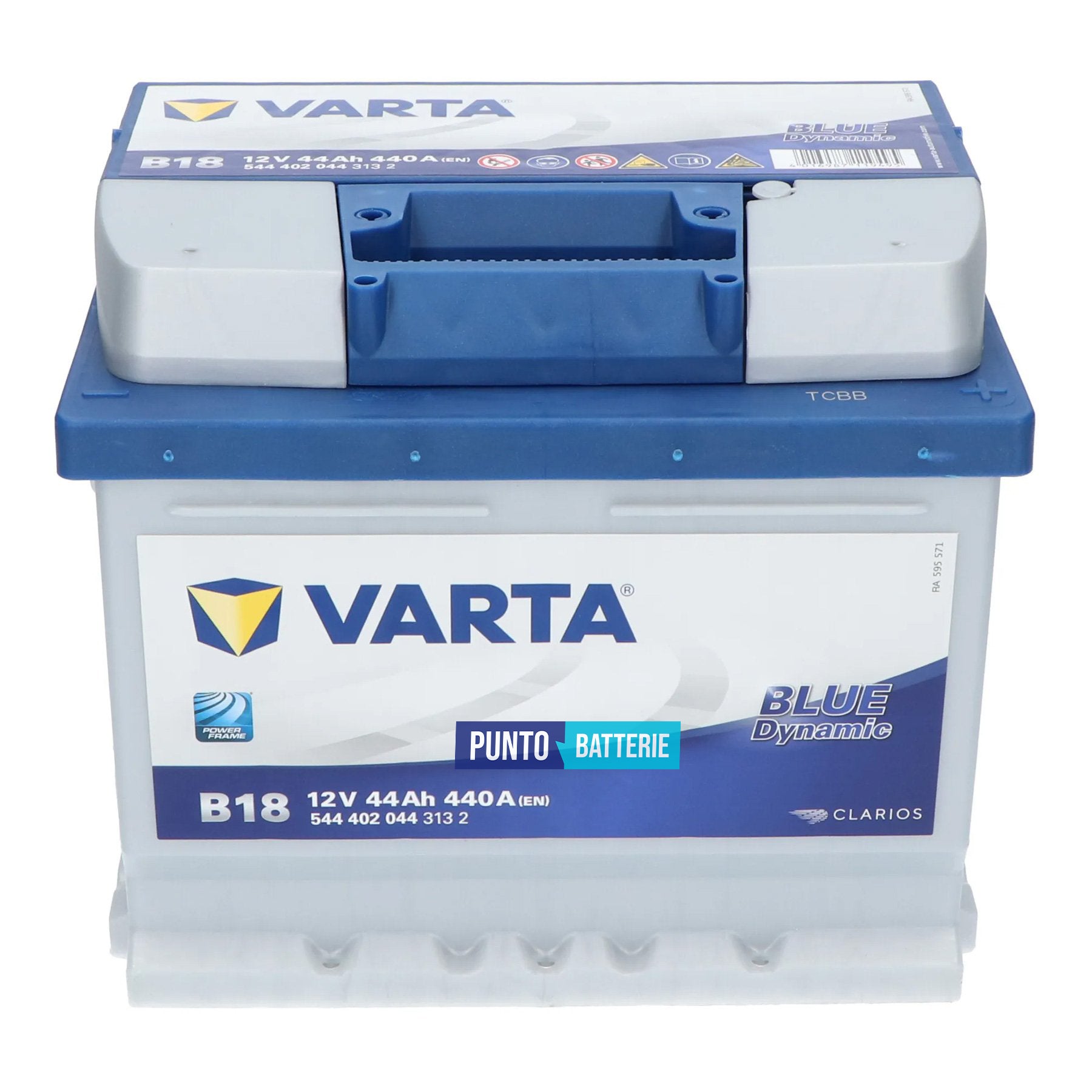 Batteria Varta 44Ah, 12V, 440A, 207x175x175mm