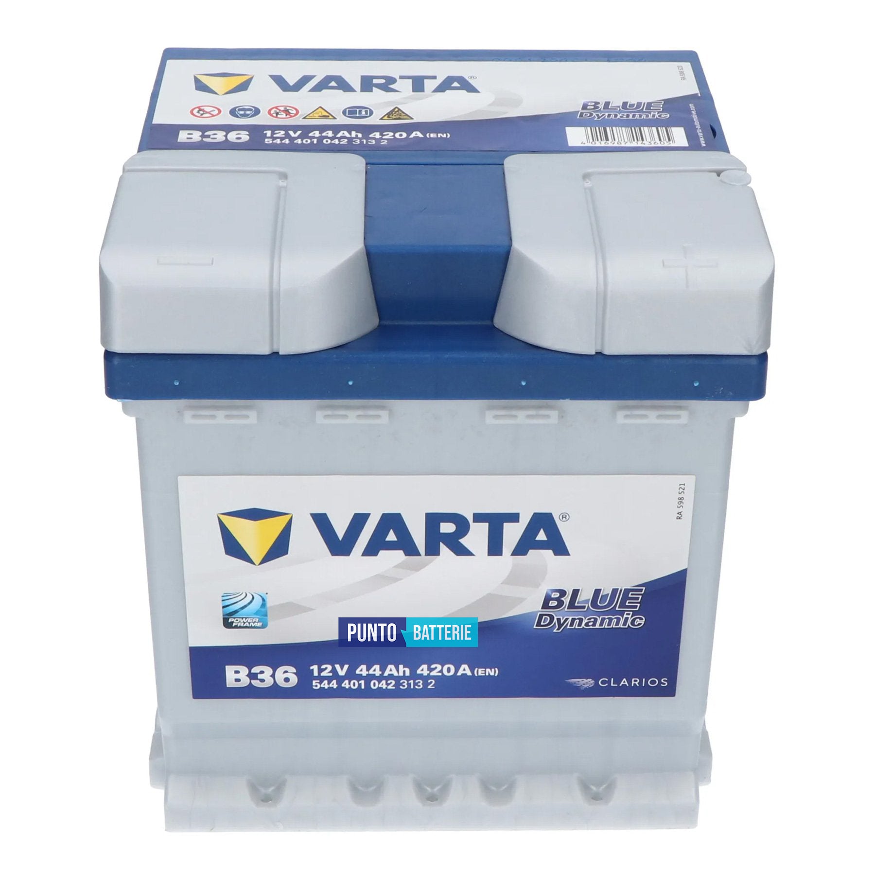 Batteria Varta 44Ah, 12V, 420A, 175x175x190mm