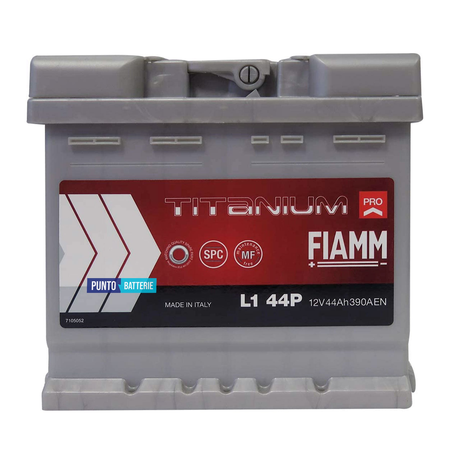 Batteria Fiamm 44Ah, 12V, 390A, 207x175x190mm