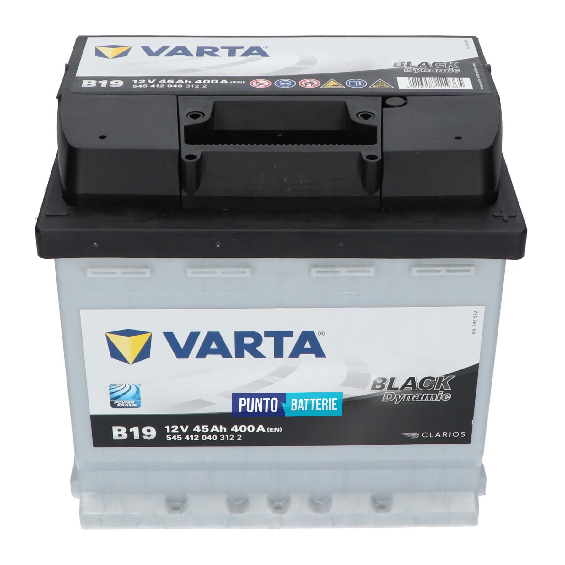 Batteria Varta 45Ah, 12V, 400A, 207x175x190mm