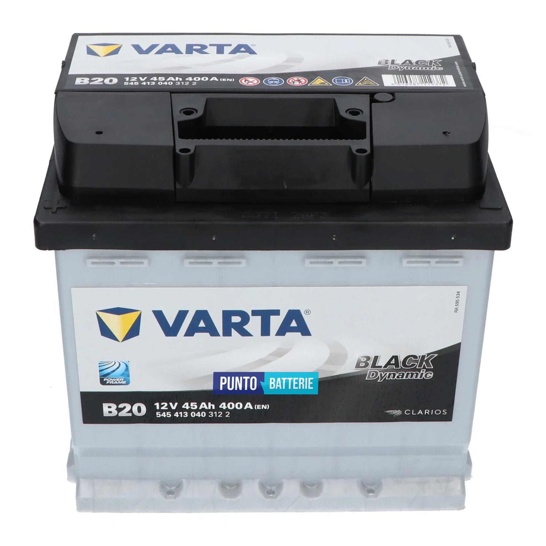 Batteria Varta 45Ah, 12V, 400A, 207x175x190mm