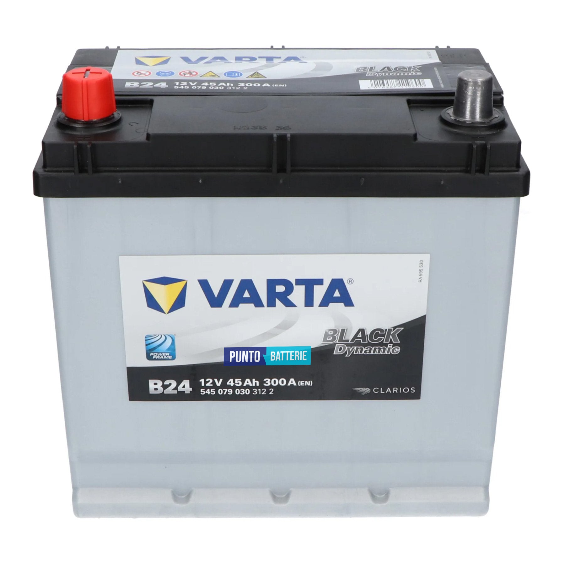 Batteria Varta 45Ah, 12V, 300A, 219x135x225mm