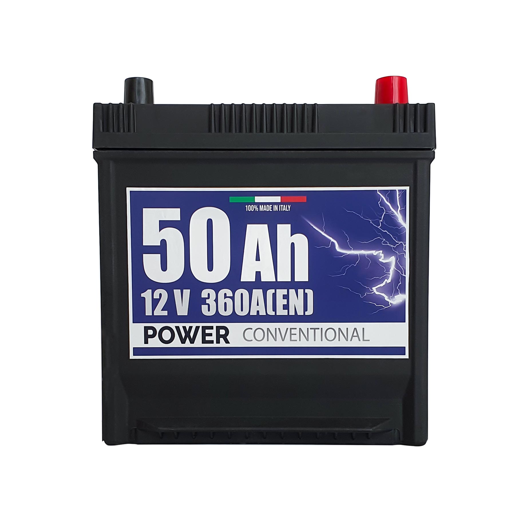 Batteria Power 50Ah, 12V, 360A, 200x170x222mm