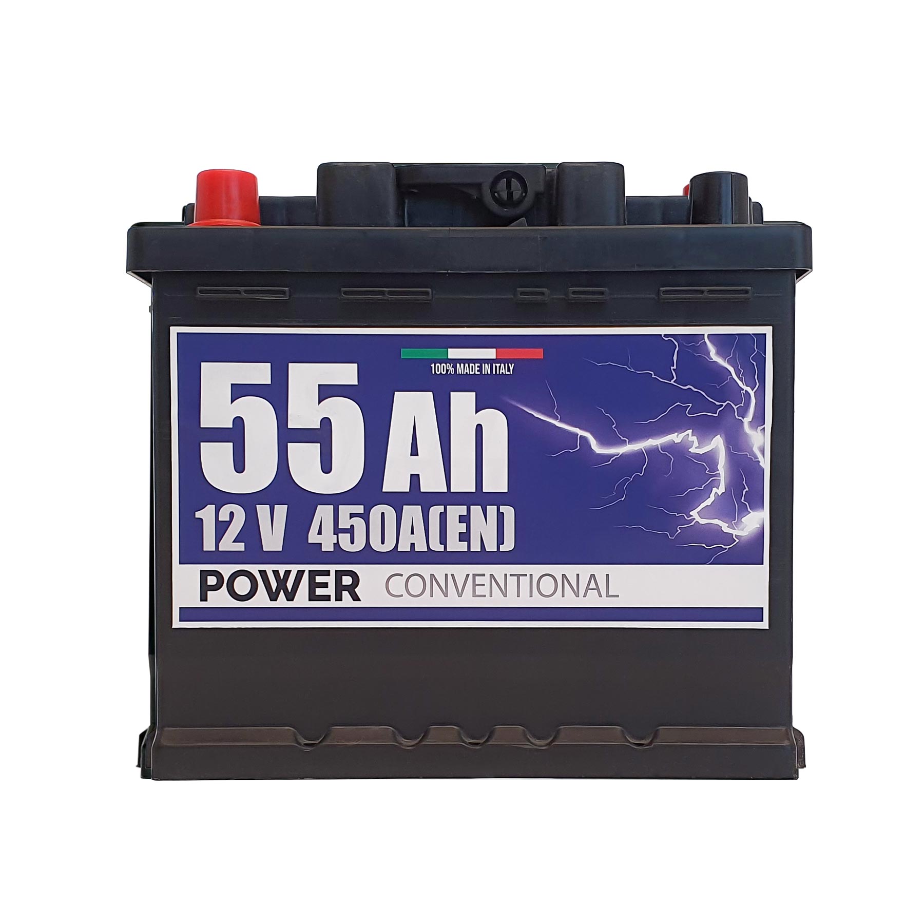 Batteria Power 55Ah, 12V, 450A, 207x175x190mm
