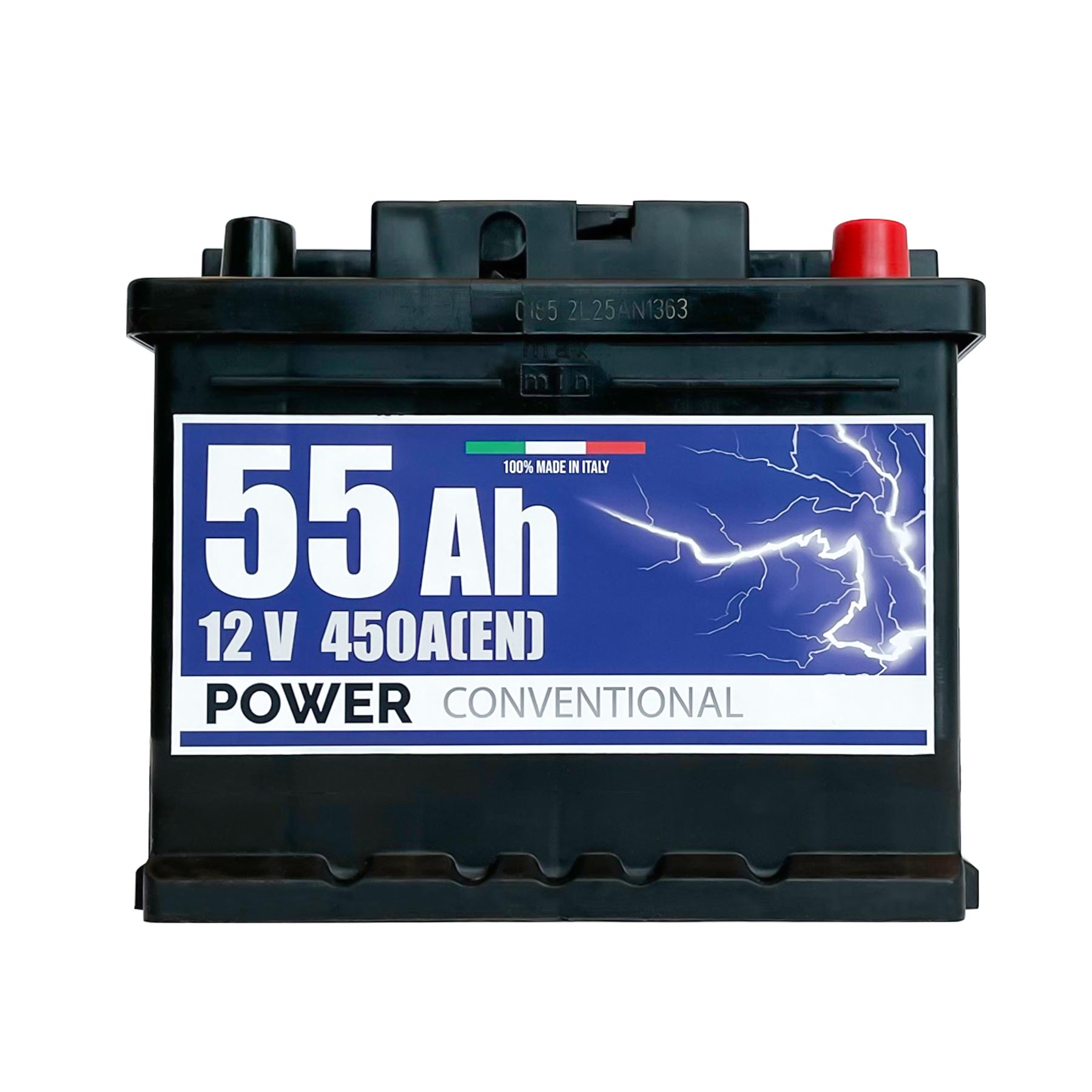 Batteria Power 55Ah, 12V, 450A, 207x175x175mm