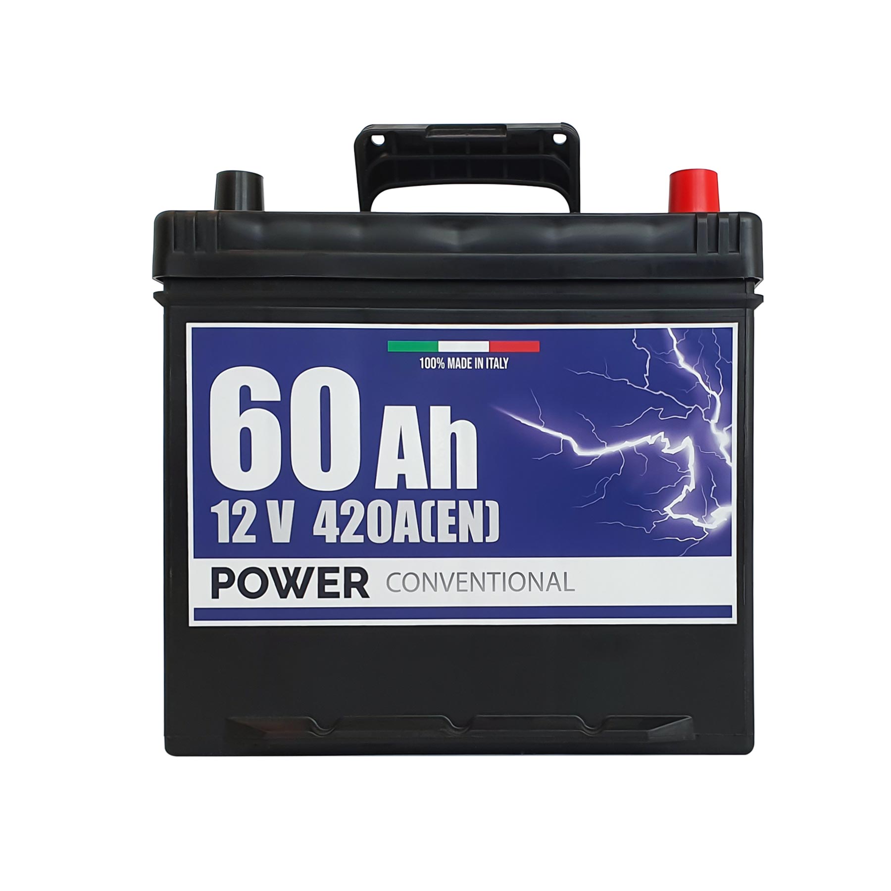 Batteria Power 60Ah, 12V, 420A, 230x170x222mm