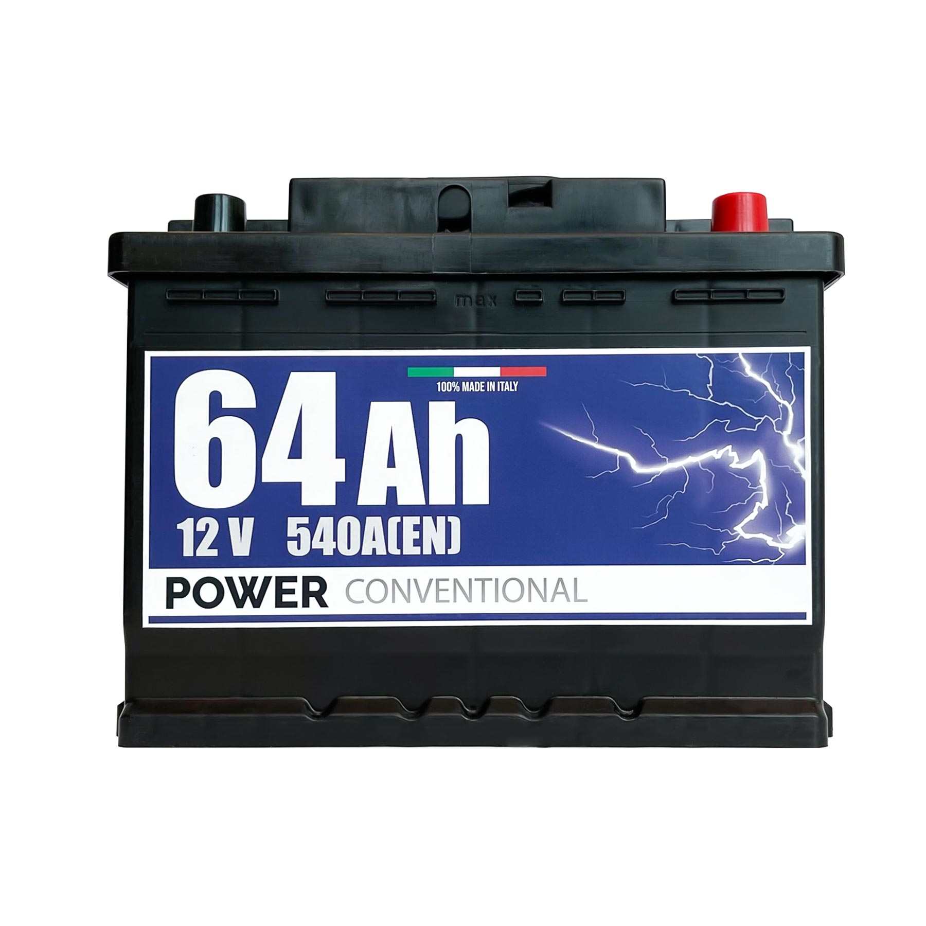 Batteria Power 64Ah, 12V, 540A, 242x175x190mm
