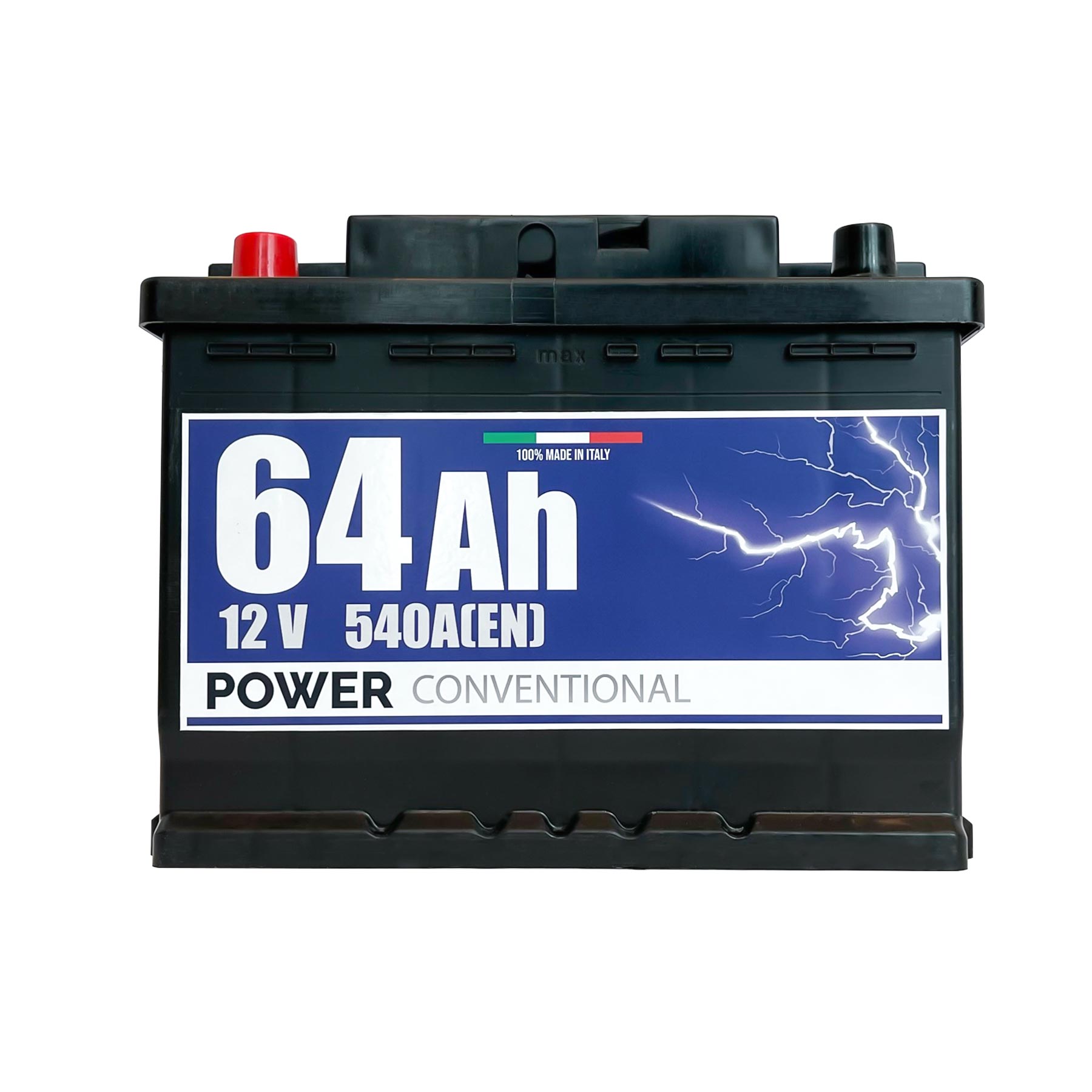 Batteria Power 64Ah, 12V, 540A, 242x175x190mm