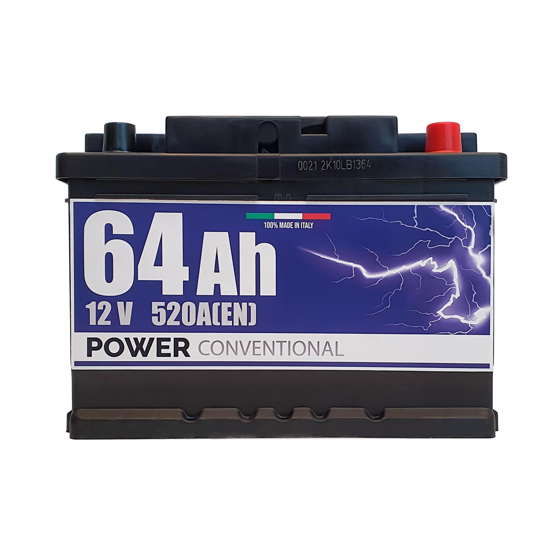Batteria Power 64Ah, 12V, 520A, 242x175x175mm