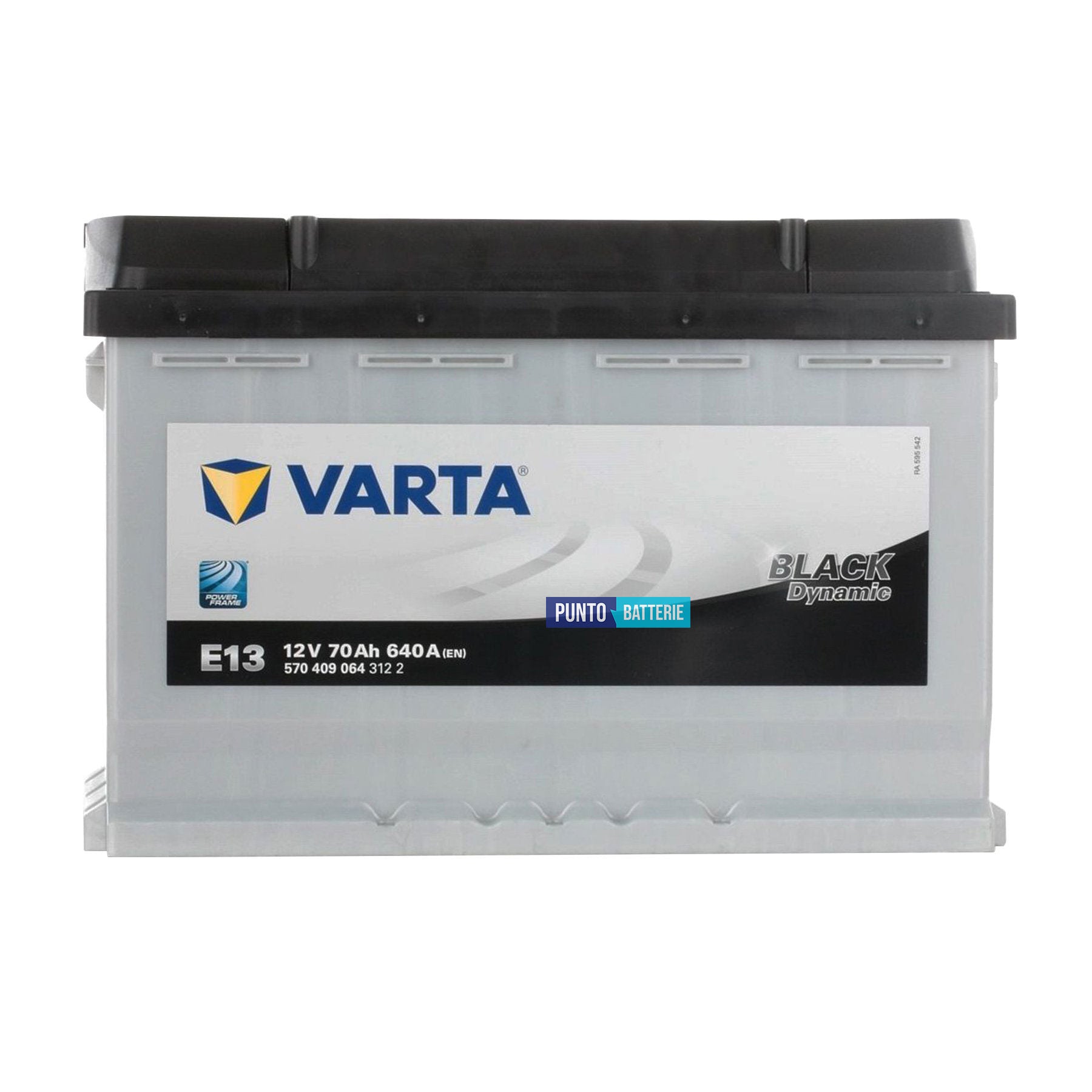 Batteria Varta 70Ah, 12V, 640A, 278x175x190mm